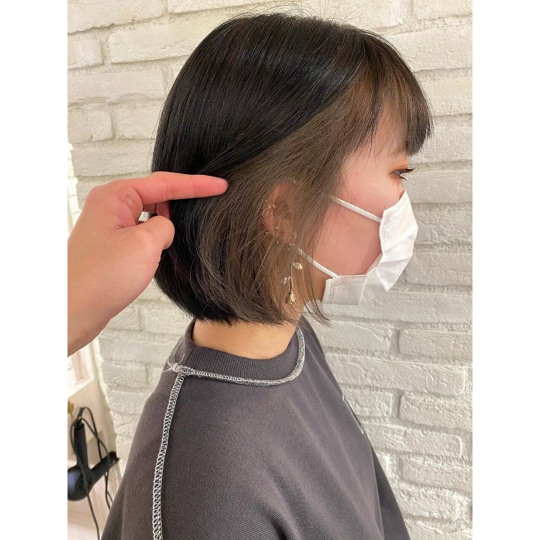【インナーカラー】カット+カラー+1stepトリートメント￥13900/立川