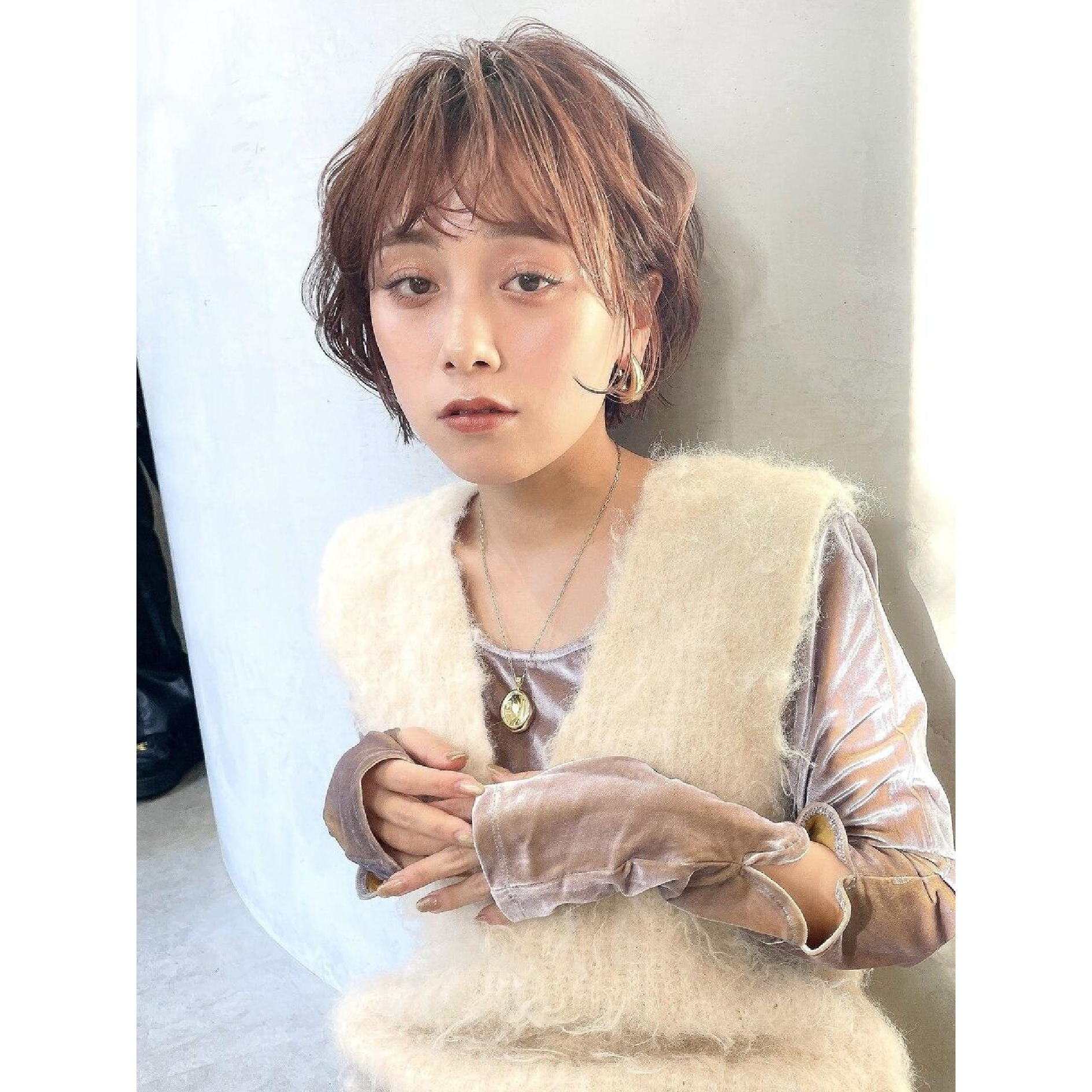 【初カラー抜群の透明感☆】カット+ブリーチなしダブルカラー+トリートメント