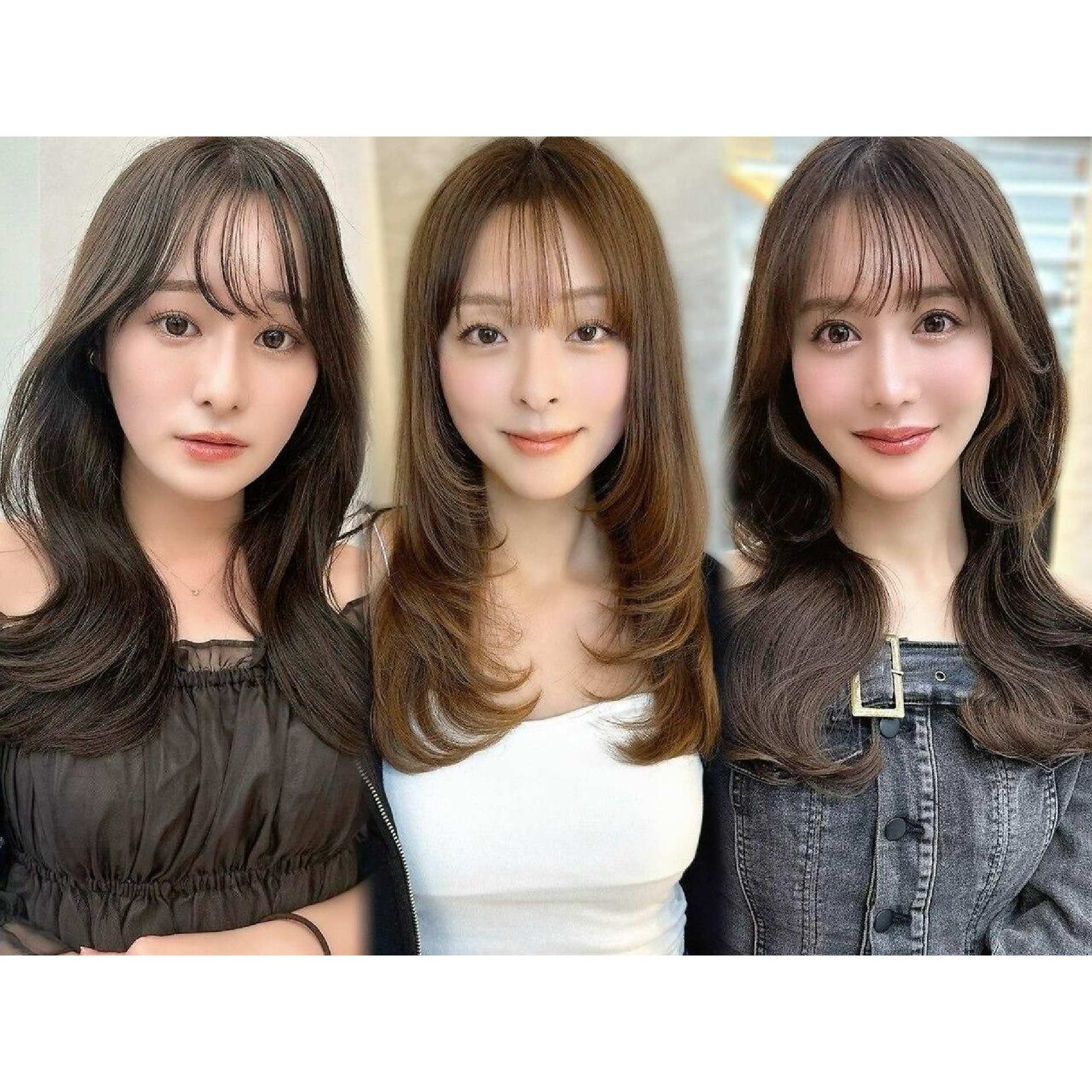 カット+カラー+1stepトリートメント[柏/柏駅/韓国/顔まわり/レイヤーカッ