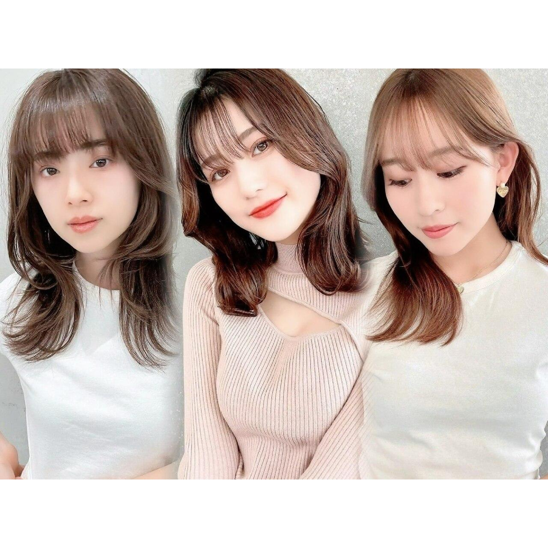 【シミにくい】カット+根本イノアカラー(明るい白髪染)+1stepトリートメント
