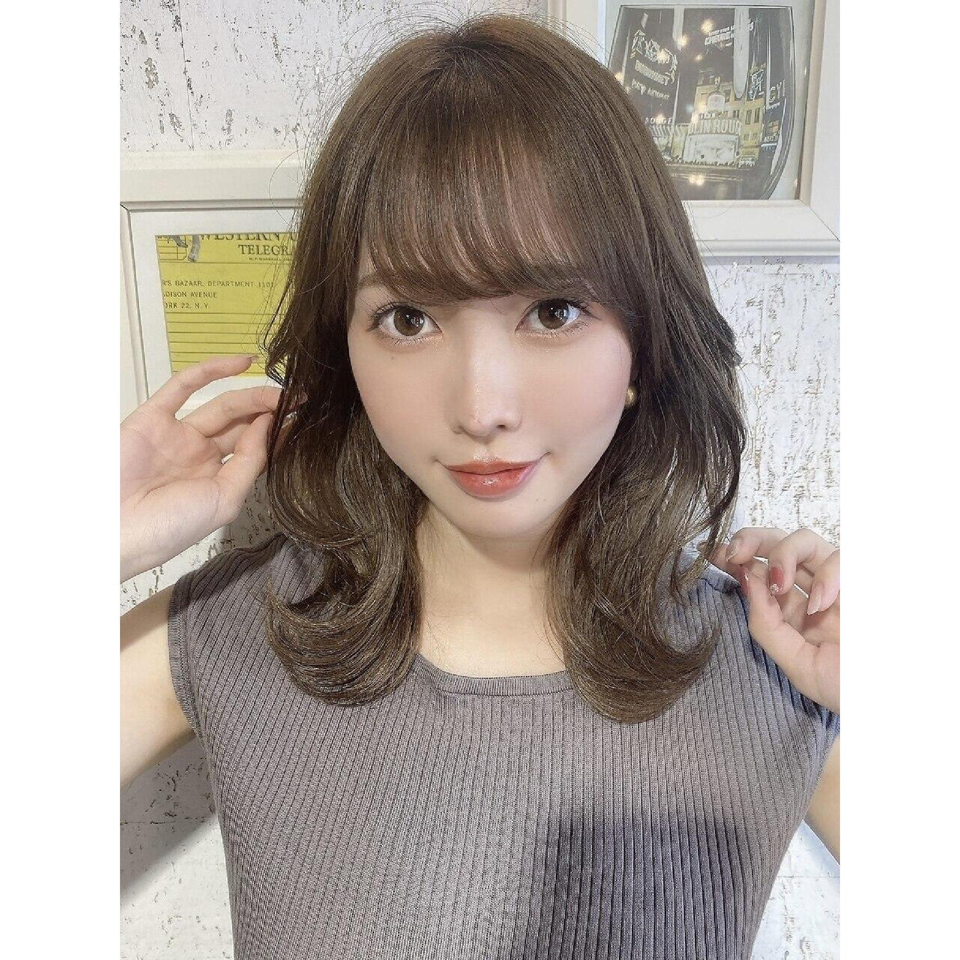 前髪顔まわりカット+前髪縮毛矯正(サイドバングまで可)＋1stepトリートメント