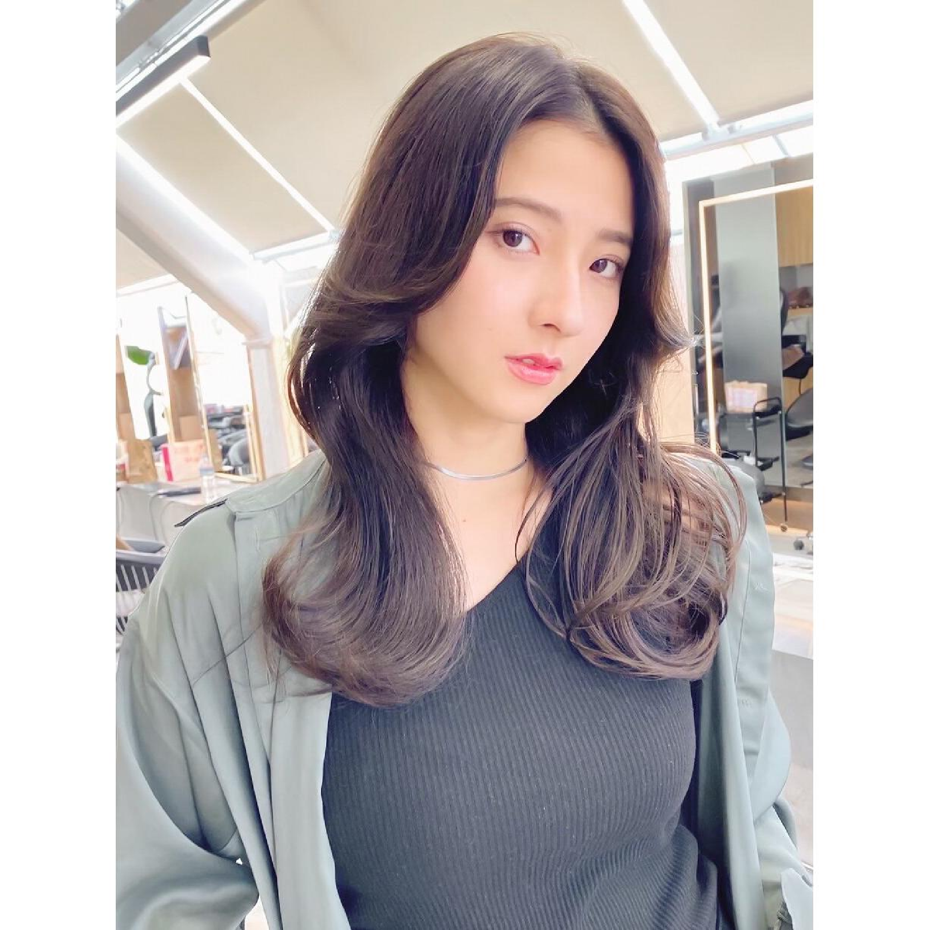 【お手入れ楽に☆】カット+前髪パーマ+前処理トリートメント 錦糸町/韓国ヘア