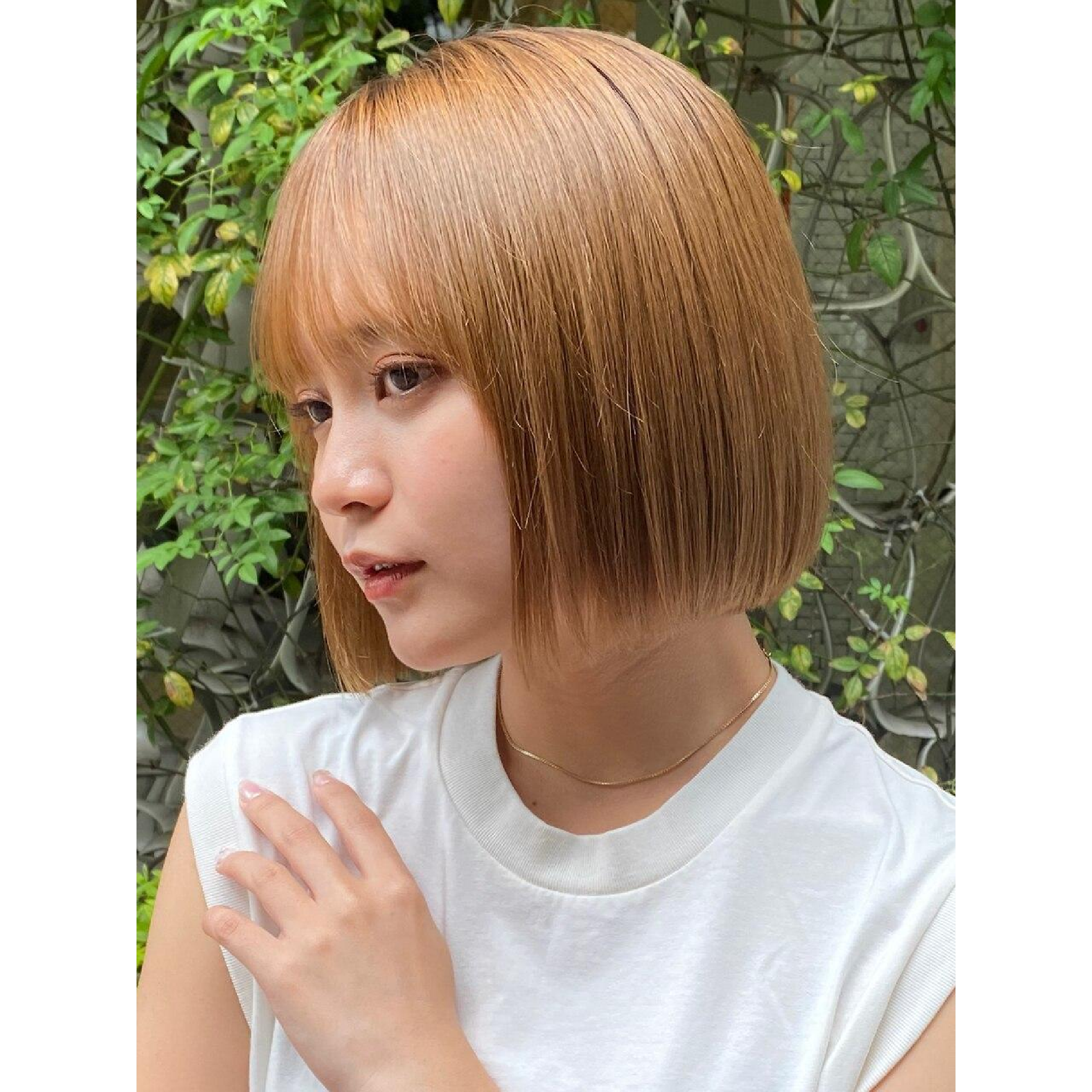 カット＋地毛風前髪縮毛矯正＋1Stepトリートメント【￥9000】北千住/髪質改