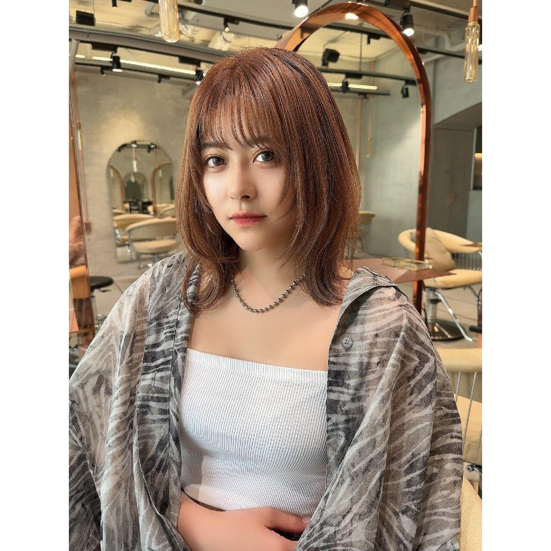 【篠崎指名限定】ブリーチ無しWカラー＋高級トリートメント