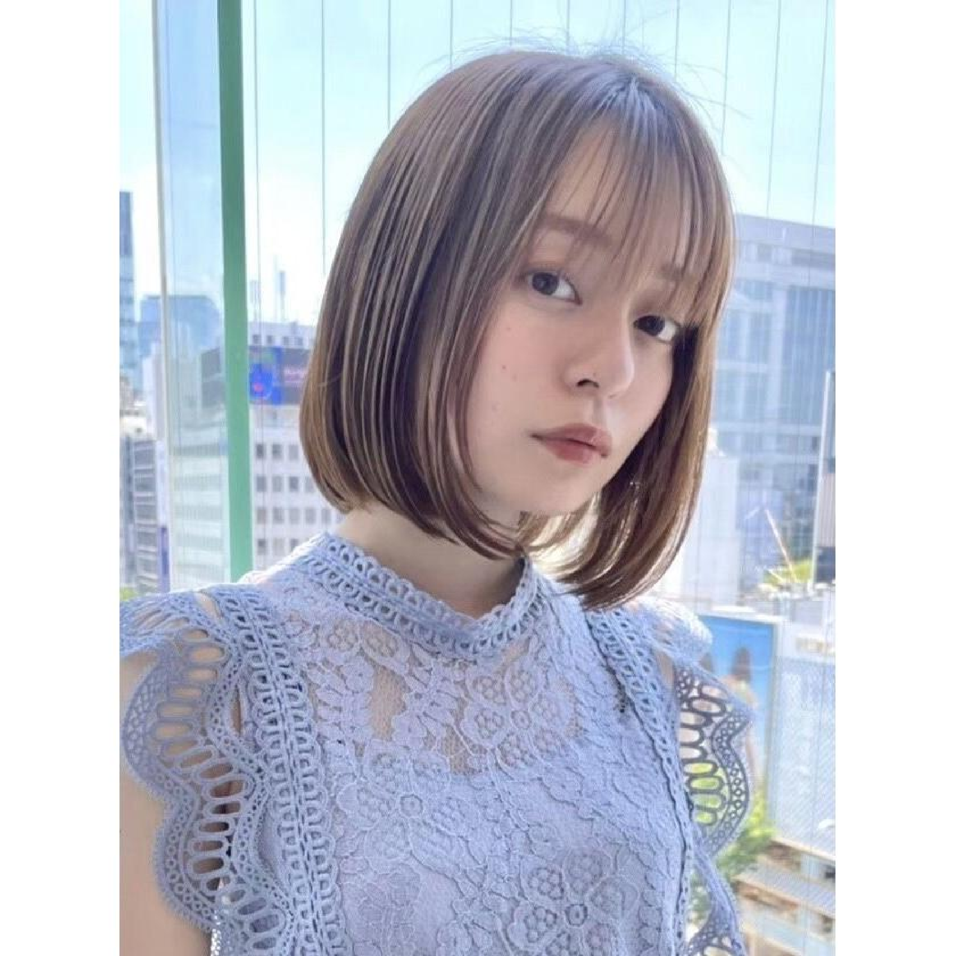 [女性のお悩みNo1→]カット+前髪縮毛矯正+1stepトリートメント￥9300
