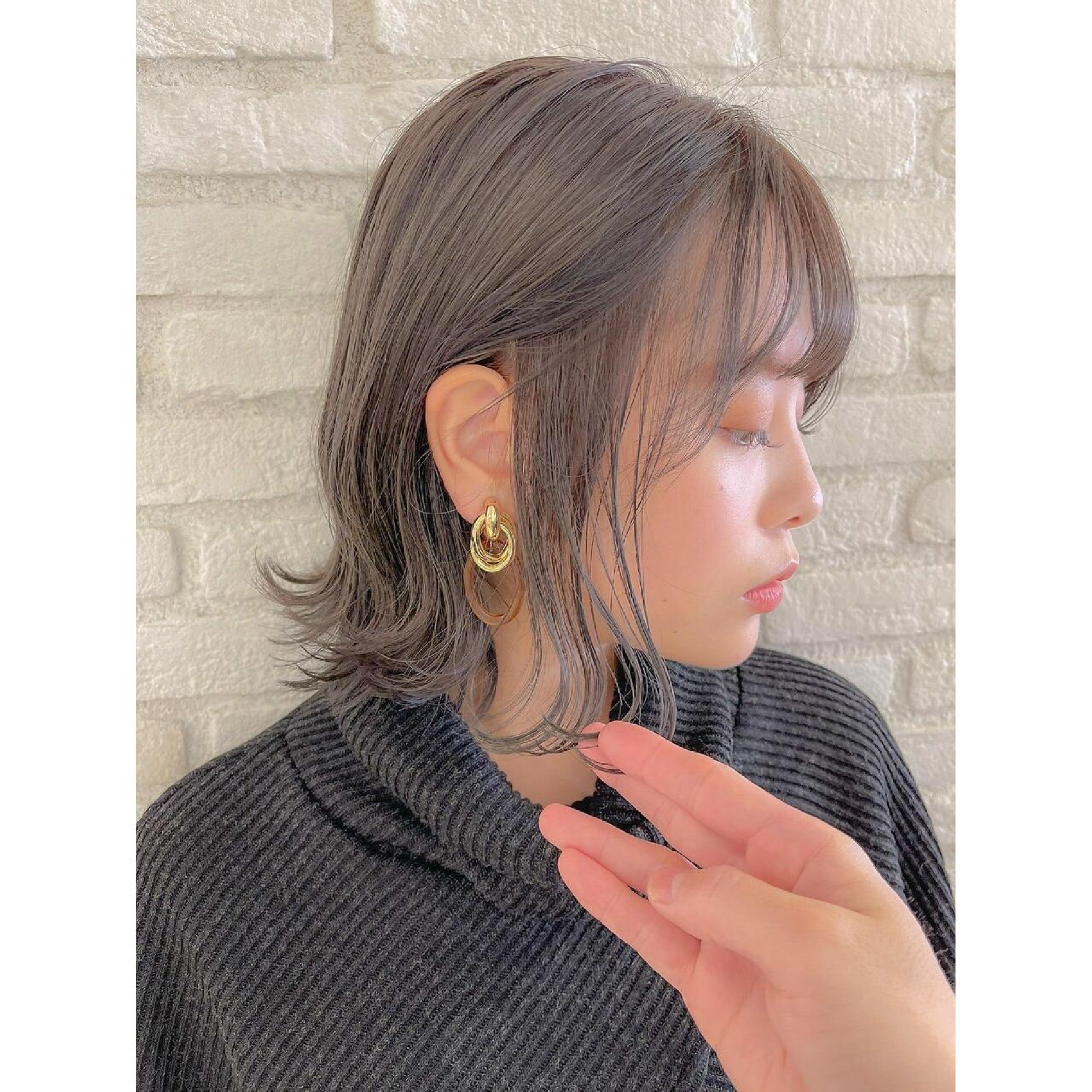 【インナーカラーorフェイスフレーミング】+カット+カラー【横浜】