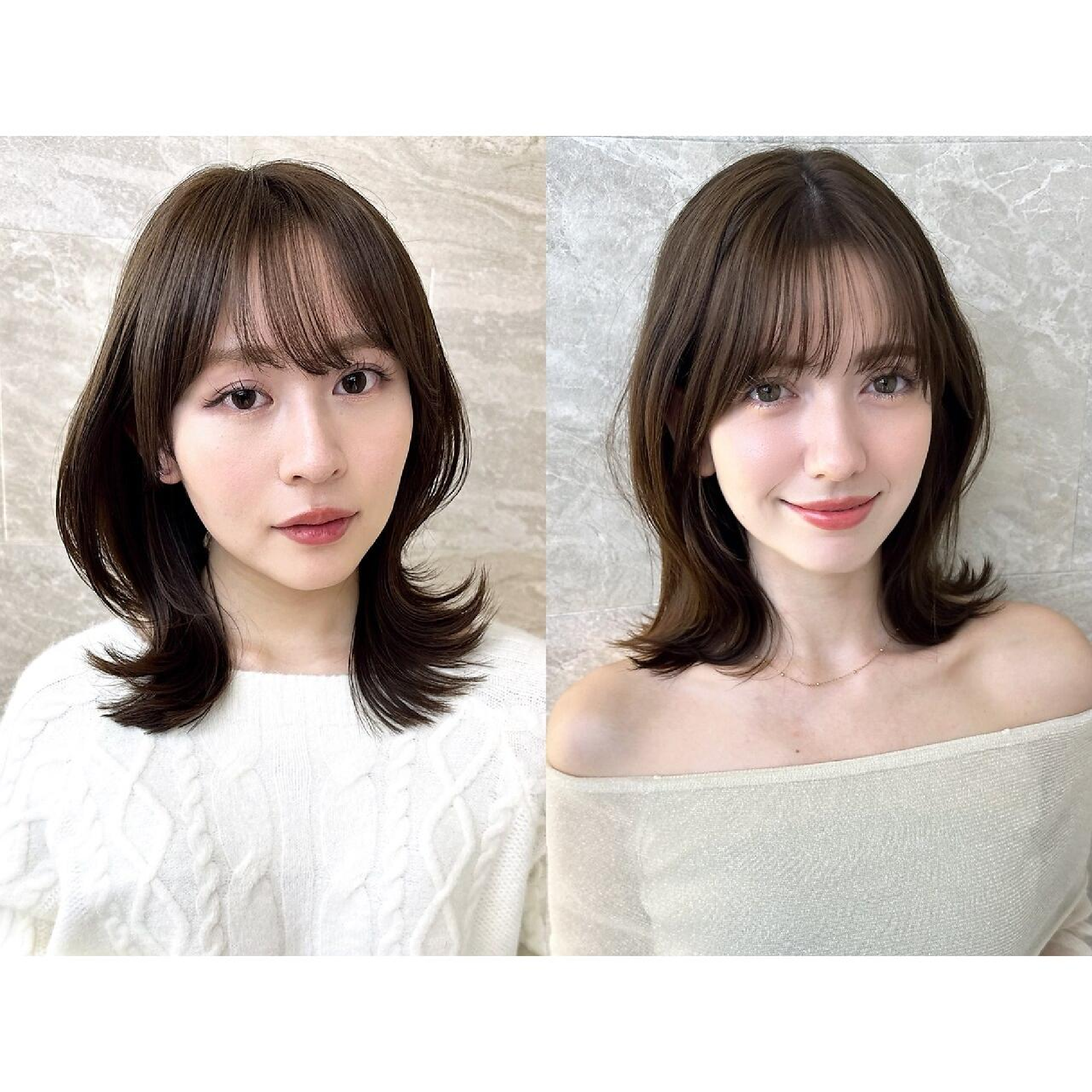 〔ブリーチなし〕似合わせカット+N.カラー+髪質改善酸熱トリートメント/池袋