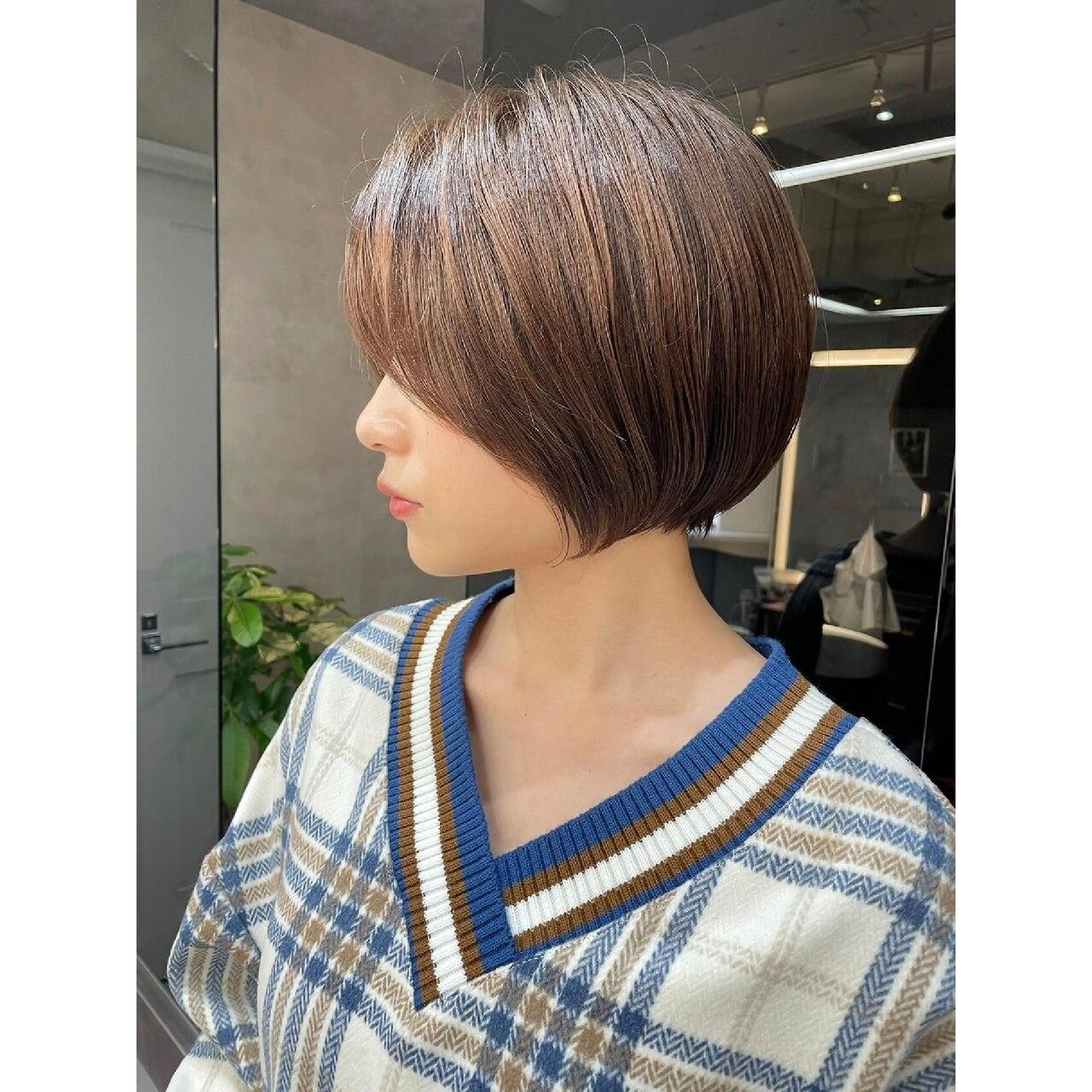 【山口指名限定】カット+白髪ぼかしハイライト+カラー+最高級トリートメント