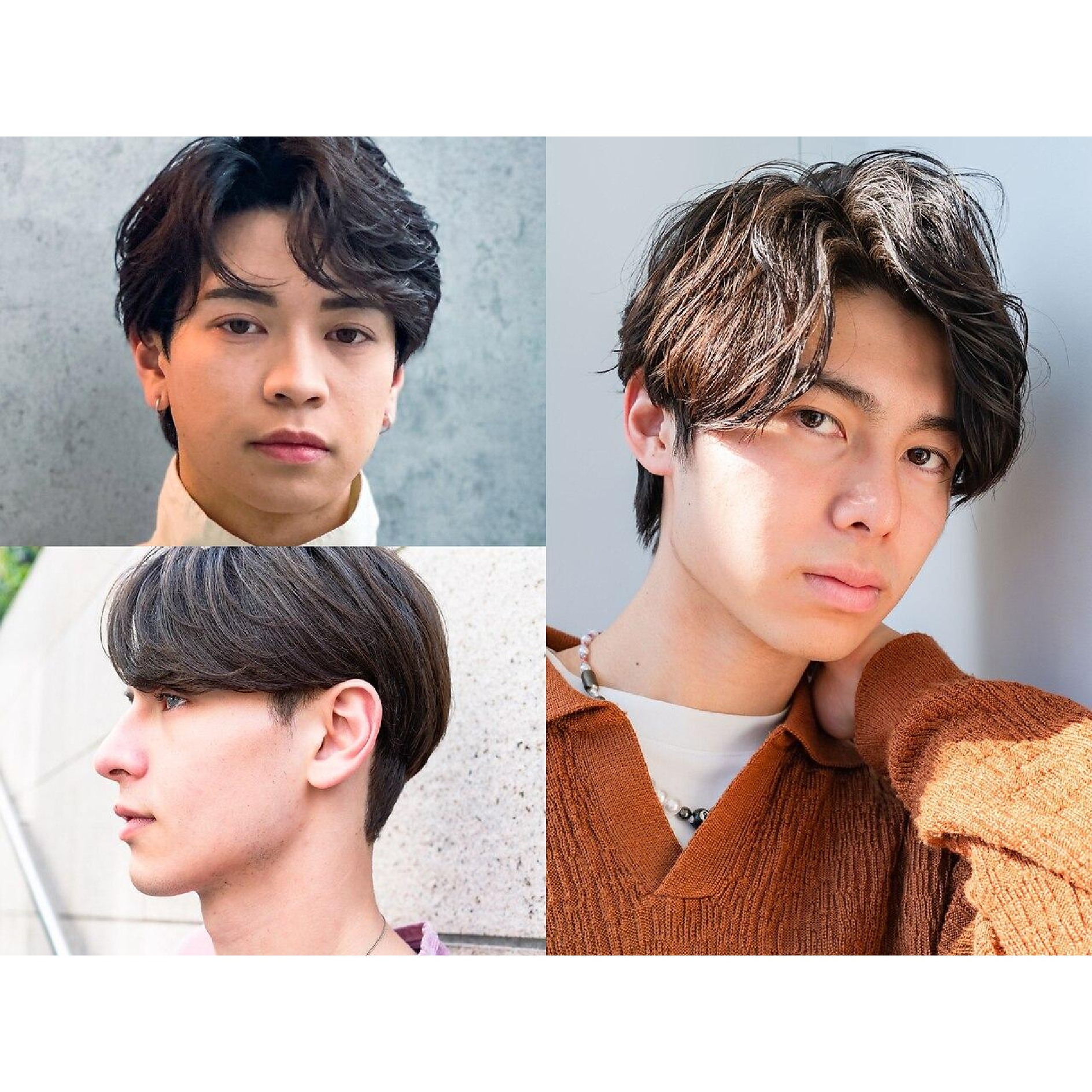 [メンズ限定]カット＋メンズパーマ＋1STEPトリートメント[原宿/表参道/韓国