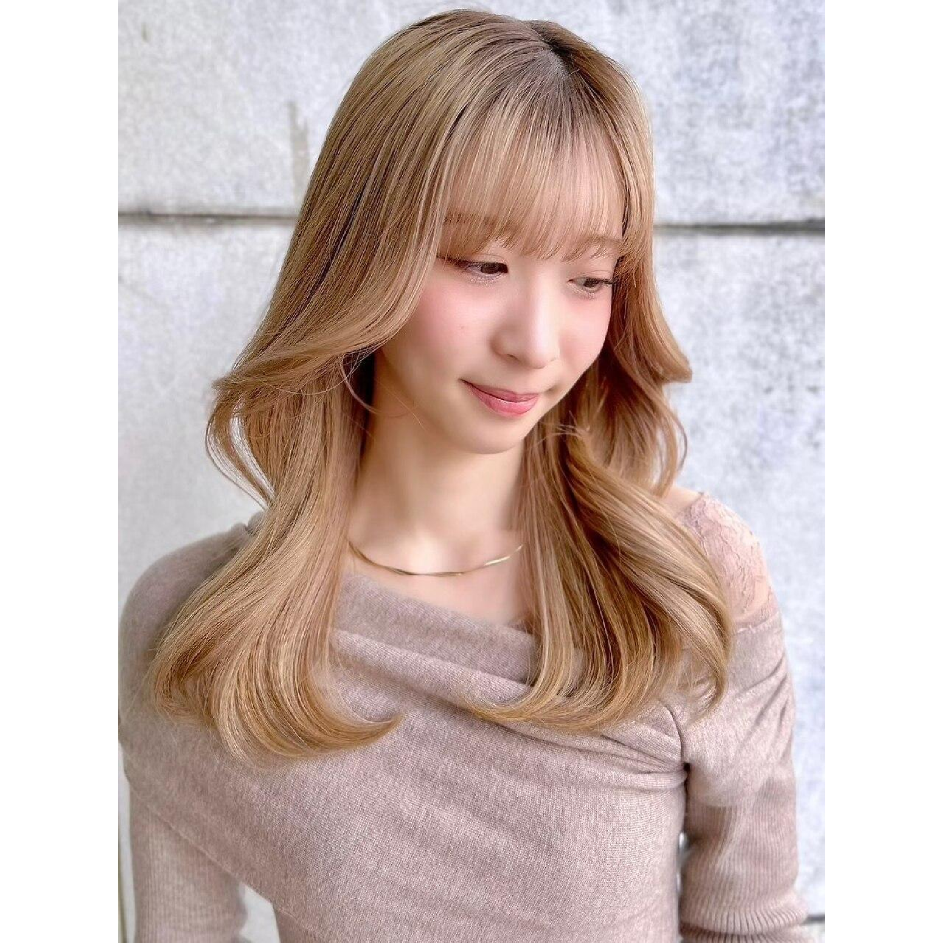 《全体ブリーチ》カット＋ダブルカラー＋髪質改善クイックTR￥21800【仙台】