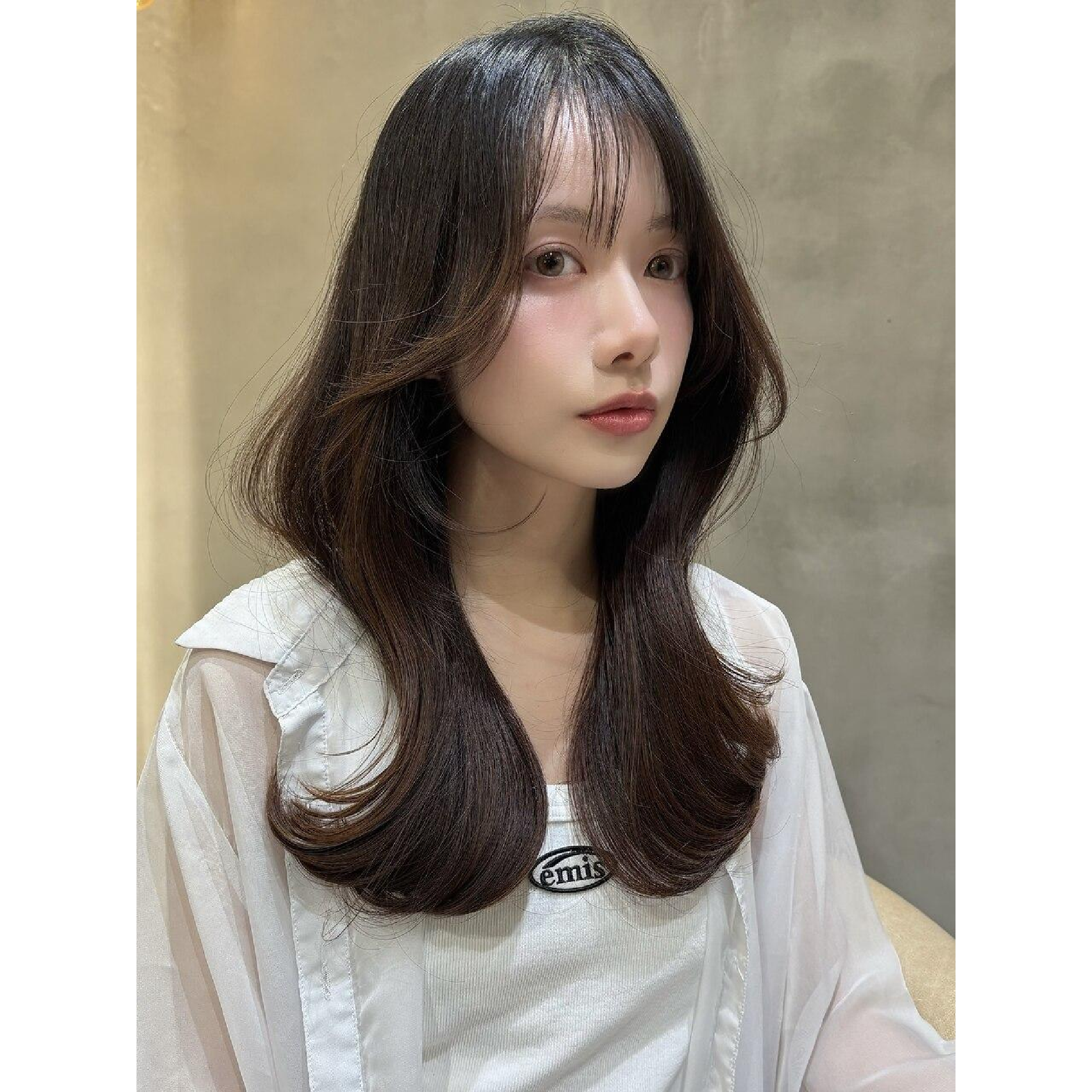 《朝時短したい方》前髪縮毛矯正＋カット＋スチームTR￥9980【仙台髪質改善】