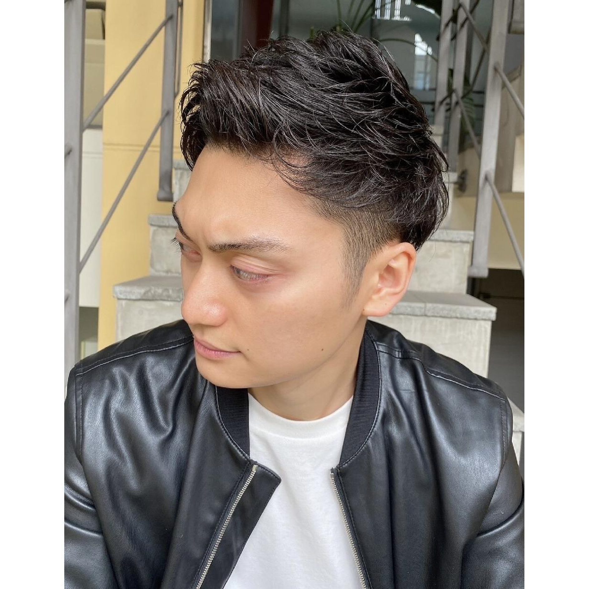 【迫也指名限定】メンズカット＋眉カット＋髪質改善tr＋スタイリング￥6000