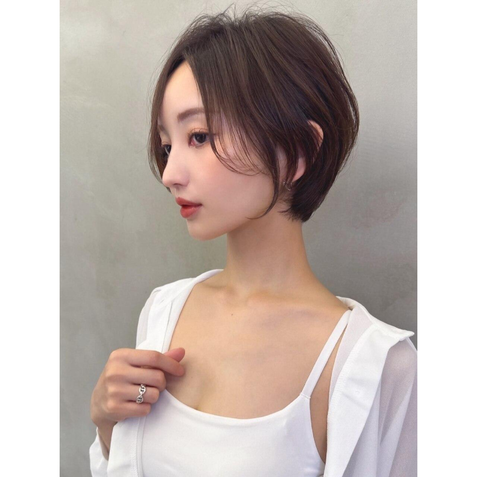 【N.】小顔カット+N.カラー+髪質改善1stepトリートメント￥15480→