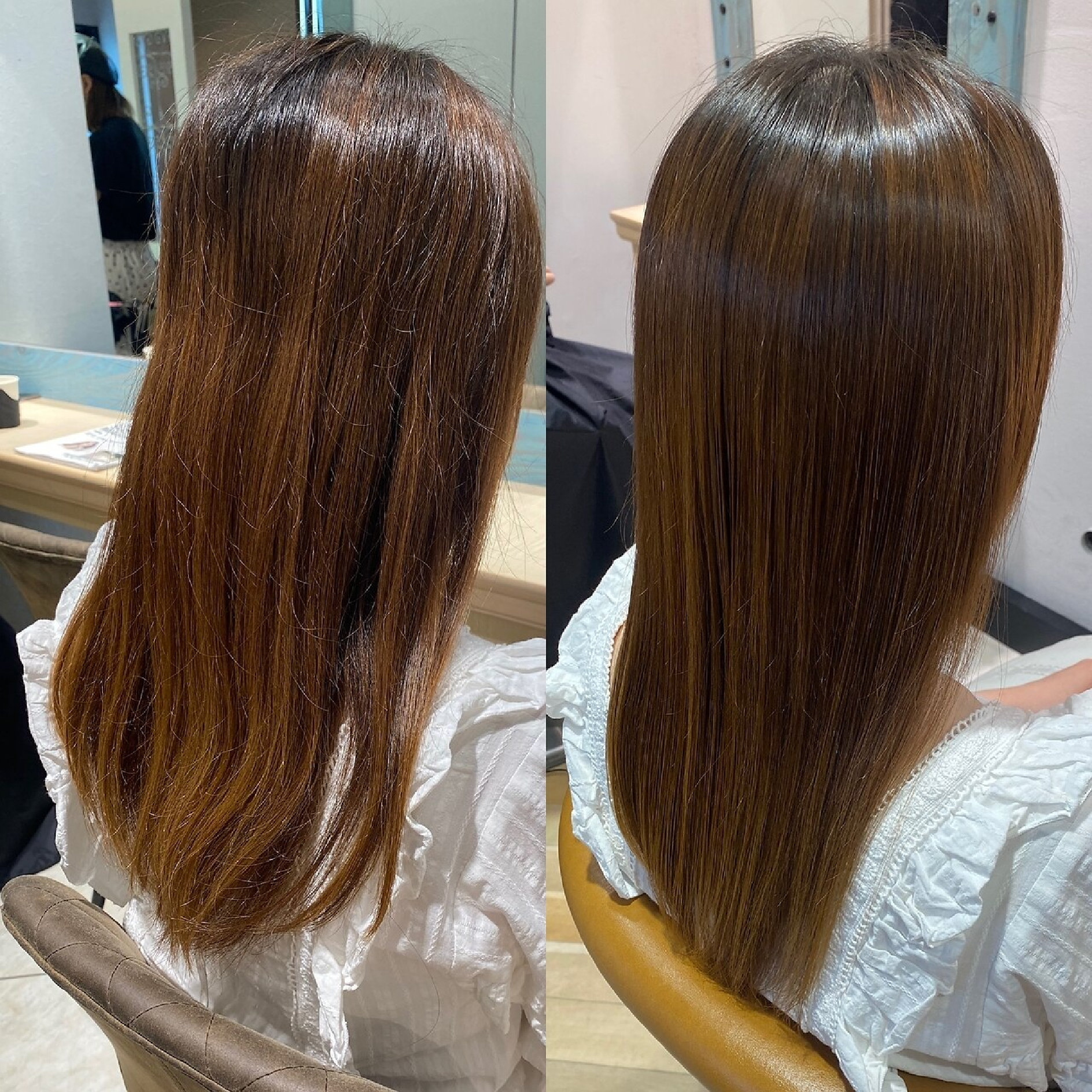広がりを抑えるトリートメント＋まとまり似合わせカット