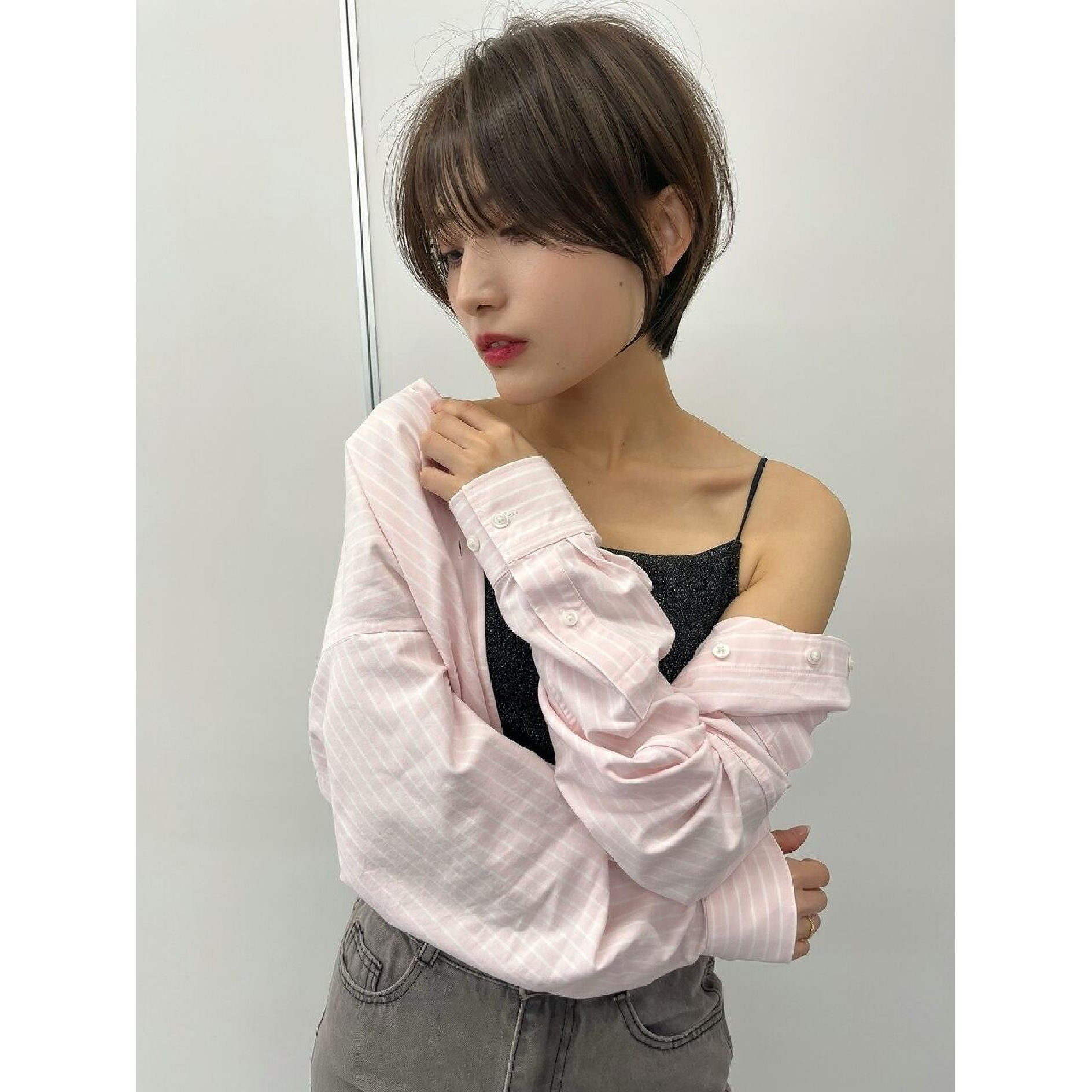 【廣田限定】小顔矯正カット＋透明感カラー＋廣田限定髪質改善TR
