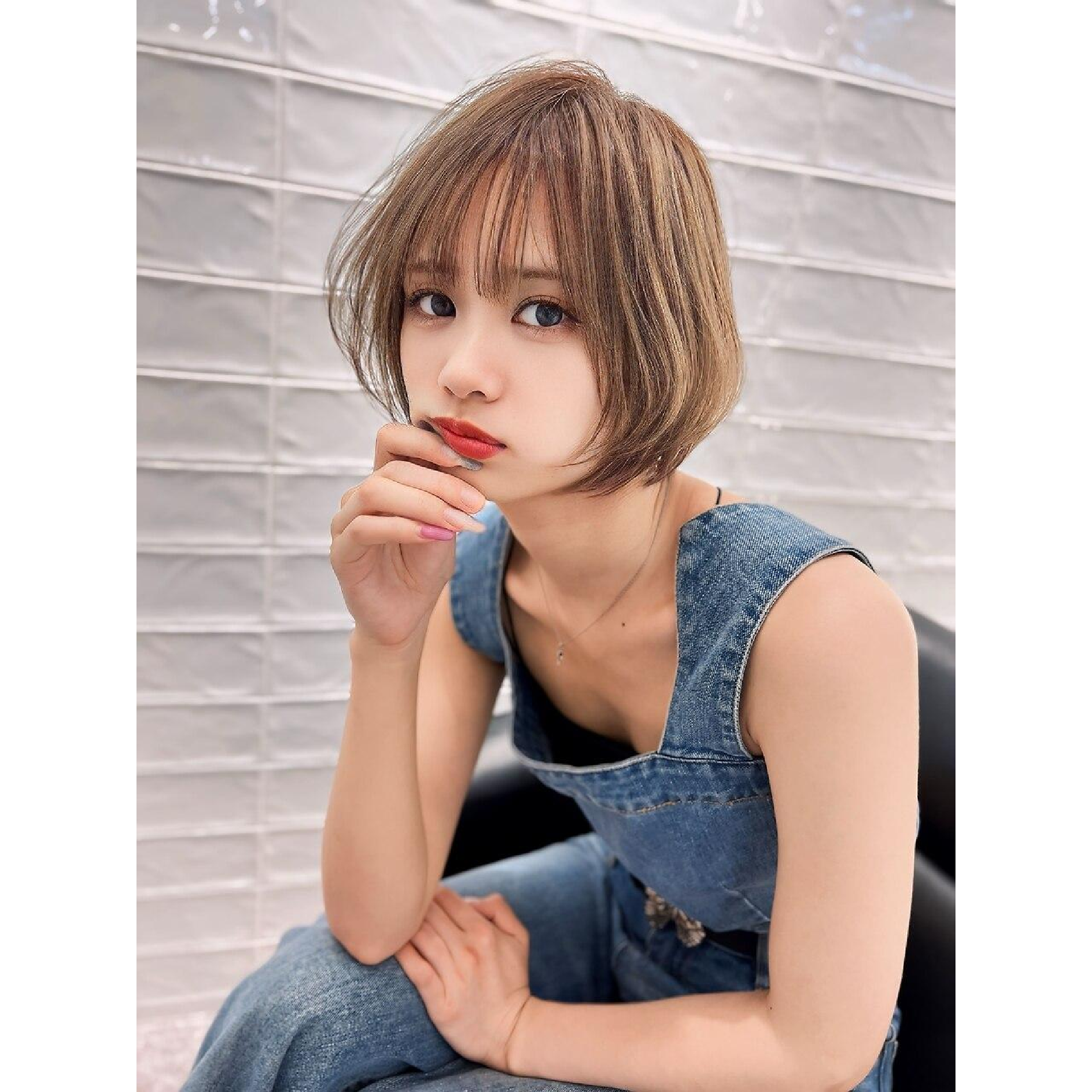 【カットカラークーポン】艶・色持ち良く カット+カラー+3STEPトリートメント
