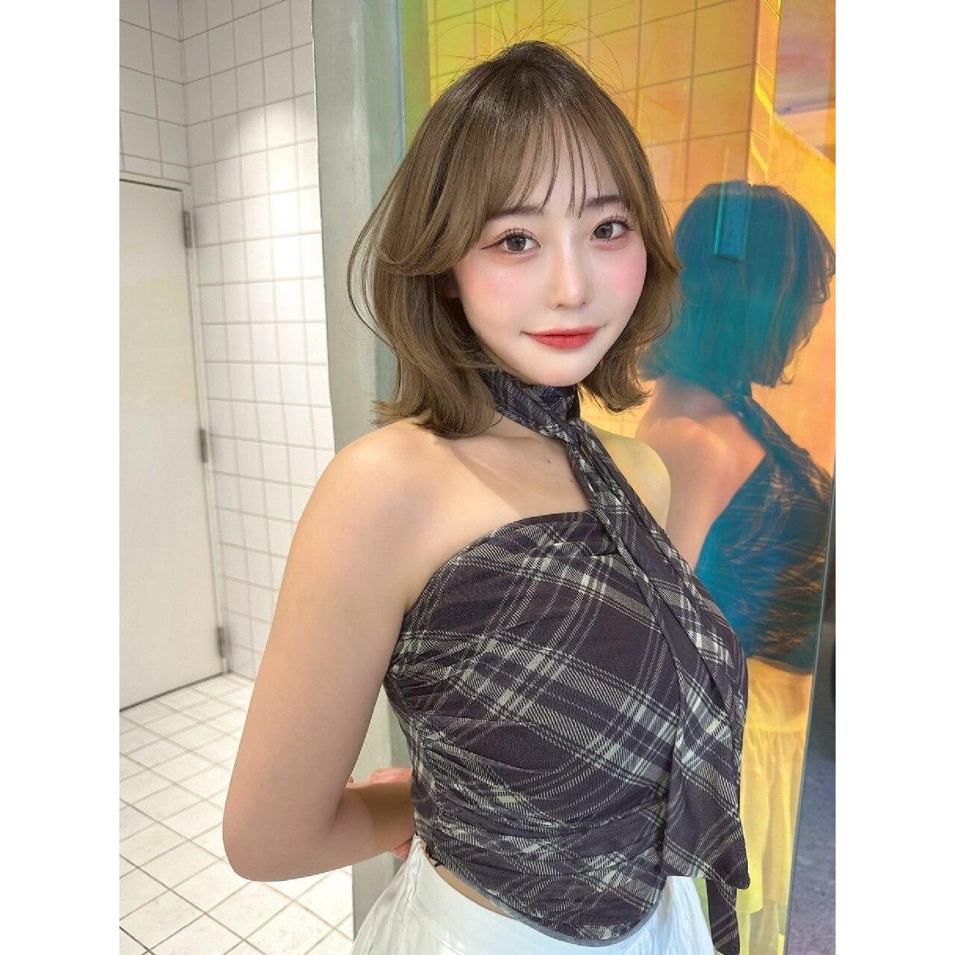 【平日限定】カット+カラー+髪質改善トリートメント7980円（レイヤー/韓国）
