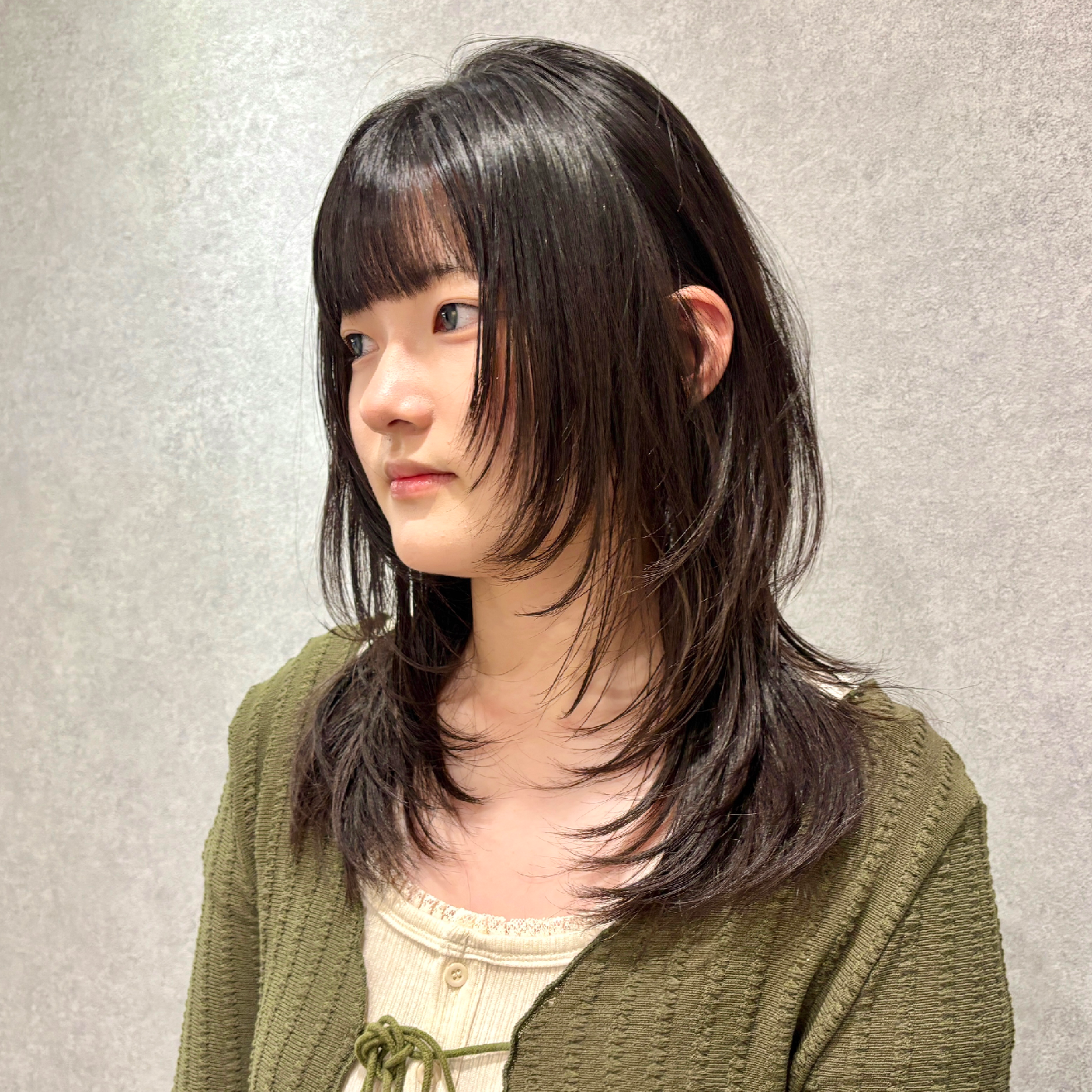人気No.3👑うる艶×透明感カラー+似合わせカット+1stepトリートメント