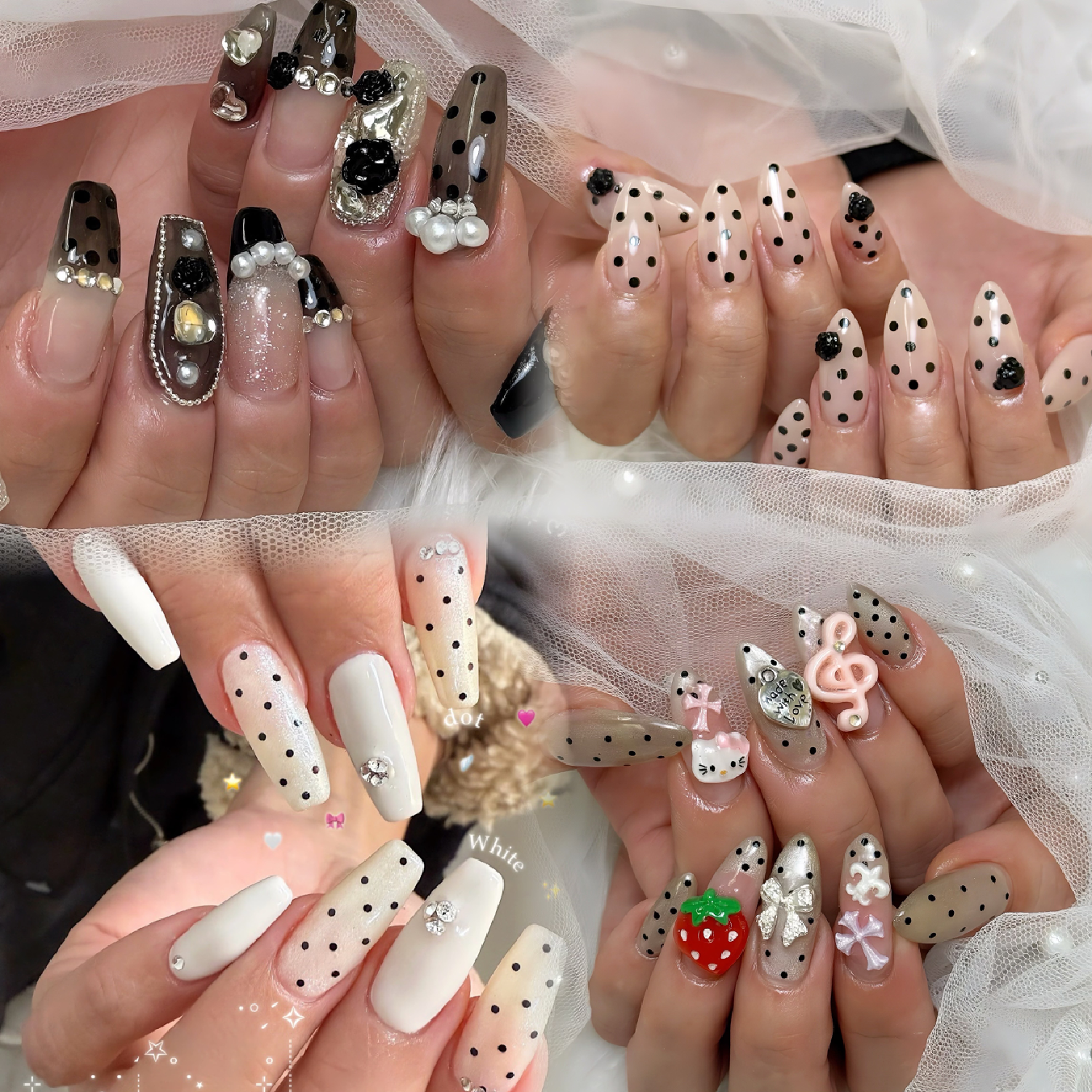 【Hand】持ち込みOK◎90分アート付け放題コース(フィルイン、ハード仕上げ)