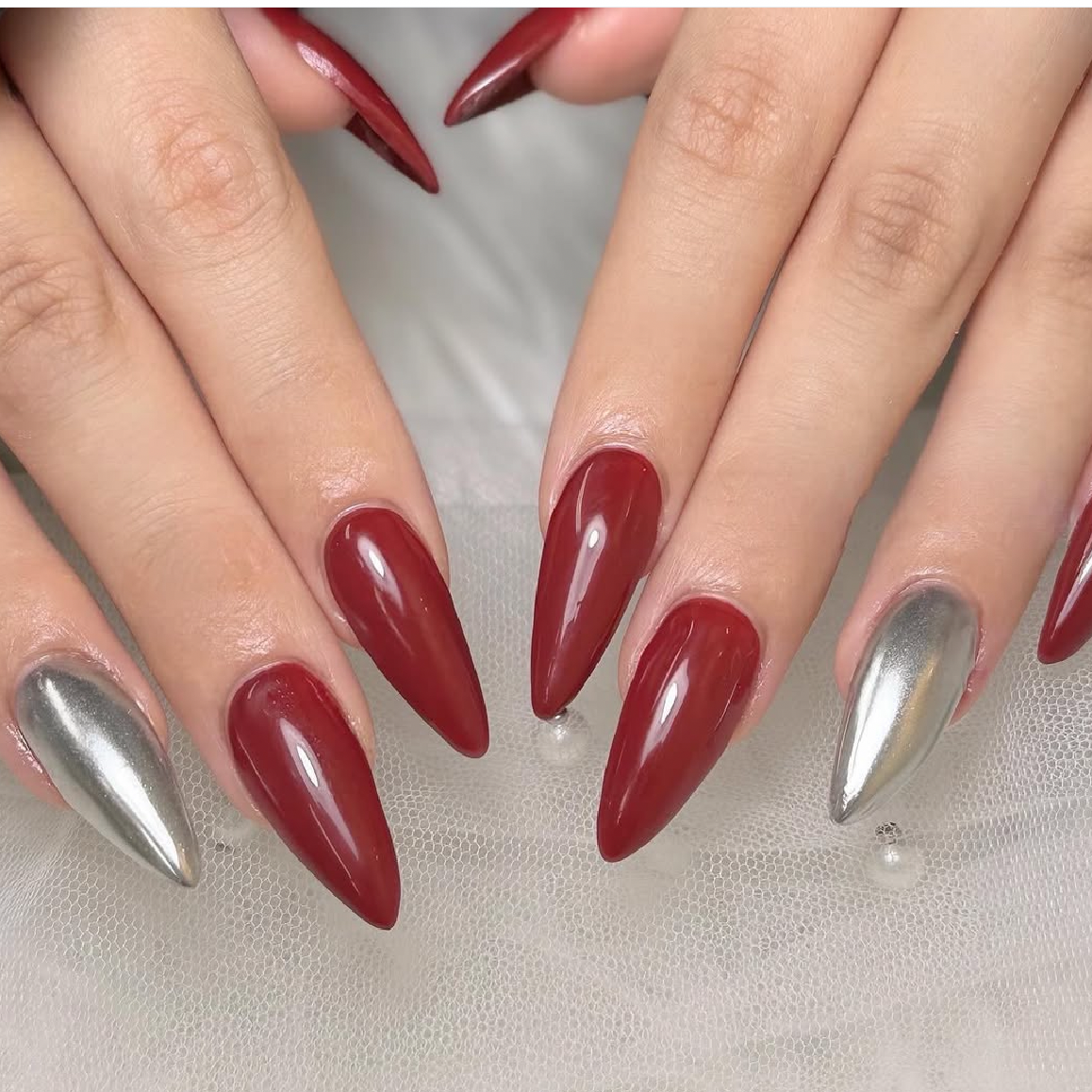 【Hand】丁寧ケア付き♪ワンカラーorラメグラ(試し塗りOK◎)　¥6600