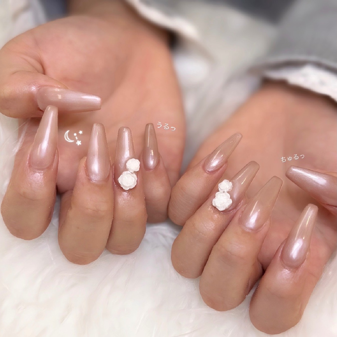 ［hand］チップ長さ出し10本ワンカラー　¥11500