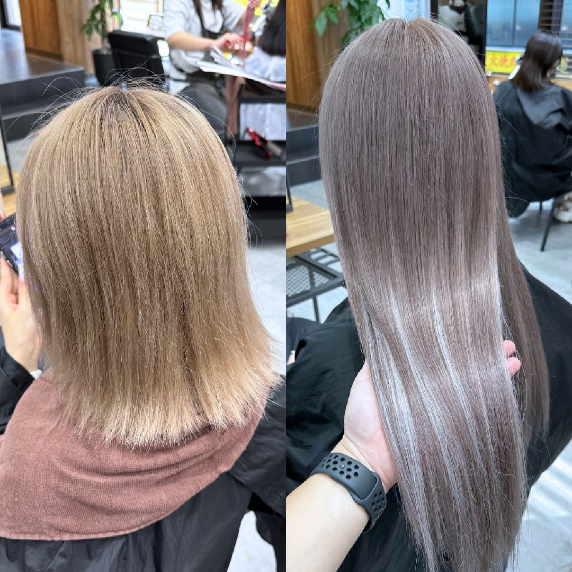 【枚数相談可】ブリーチ＋カラー＋シールエクステ40枚　※10枚追加4000円