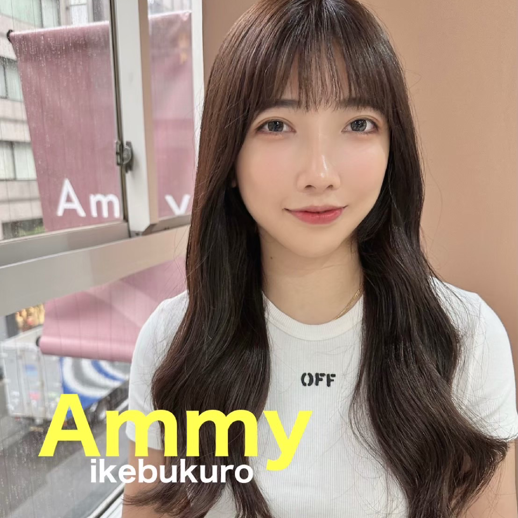 カット+韓国コテ巻き風パーマ
