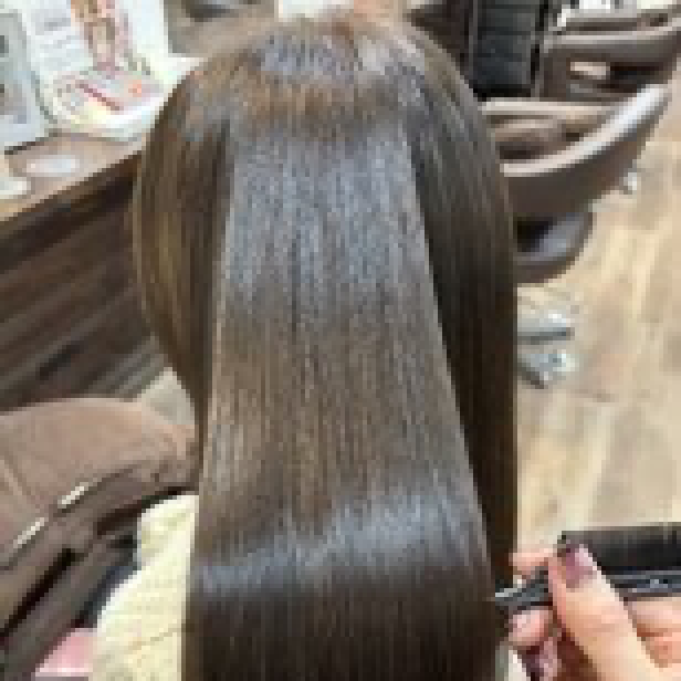 [秋冬サラサラコース]髪質改善メテオストレート+高濃度酸素水ヘアケア+カット