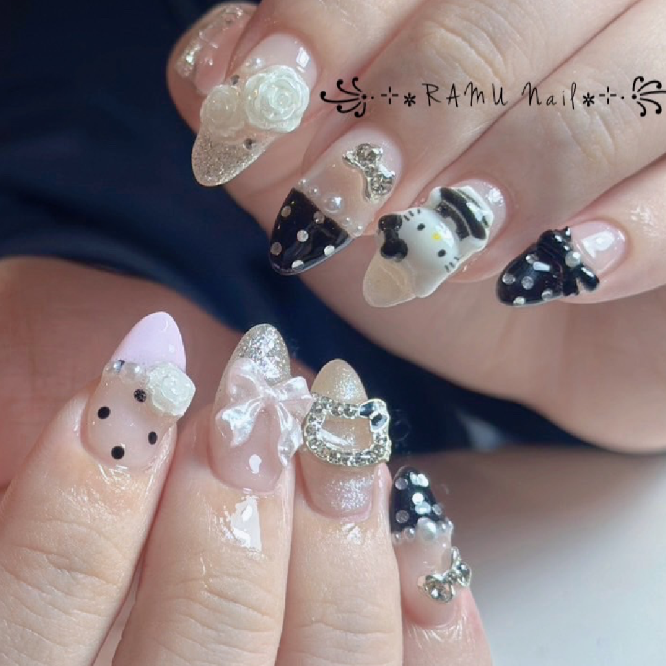 【持込デザイン】パーツつけ放題コース (手描きなし)⏰120分