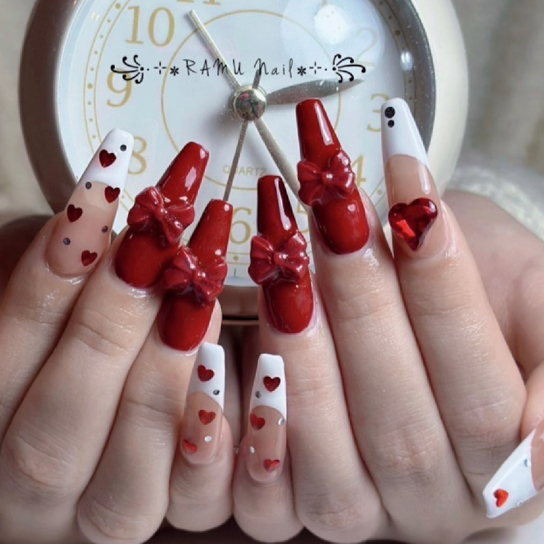 【持込デザイン】チップ長さだし＋パーツつけ放題コース (手描きなし)⏰150分