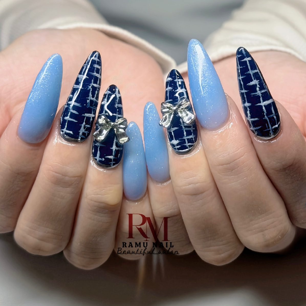 【持込デザイン】チップ長さだし＋4本デザインコース ⏰150分