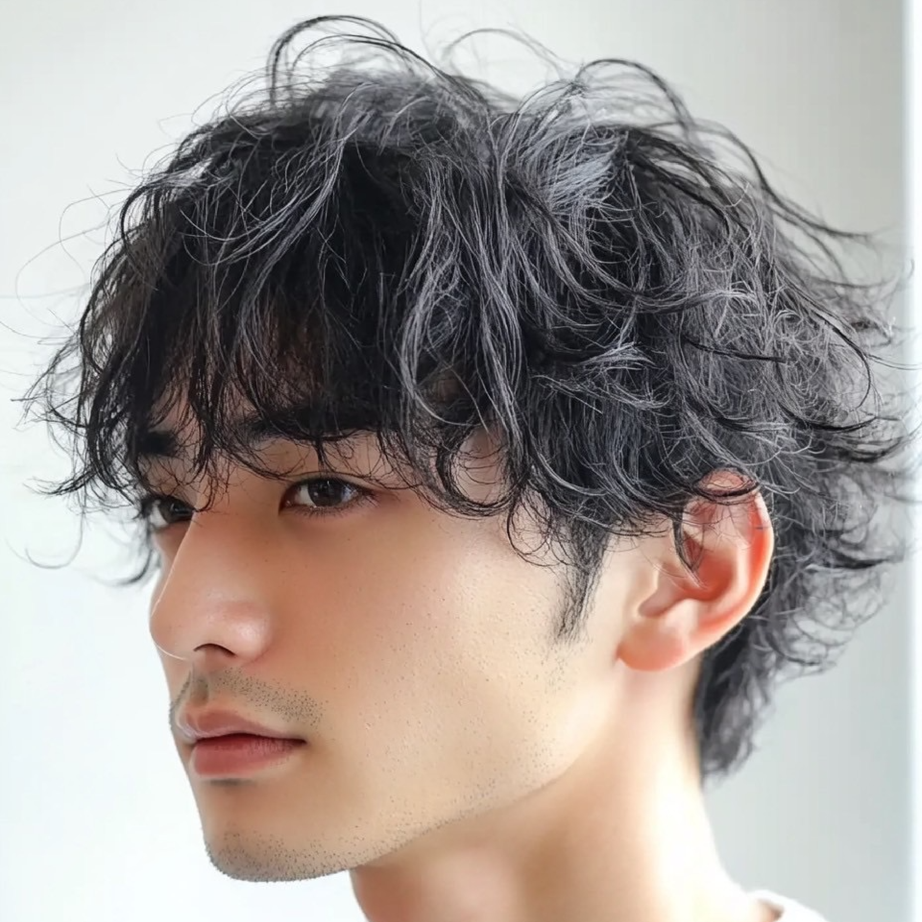 【メンズ限定】　骨格矯正カット+波巻きパーマ