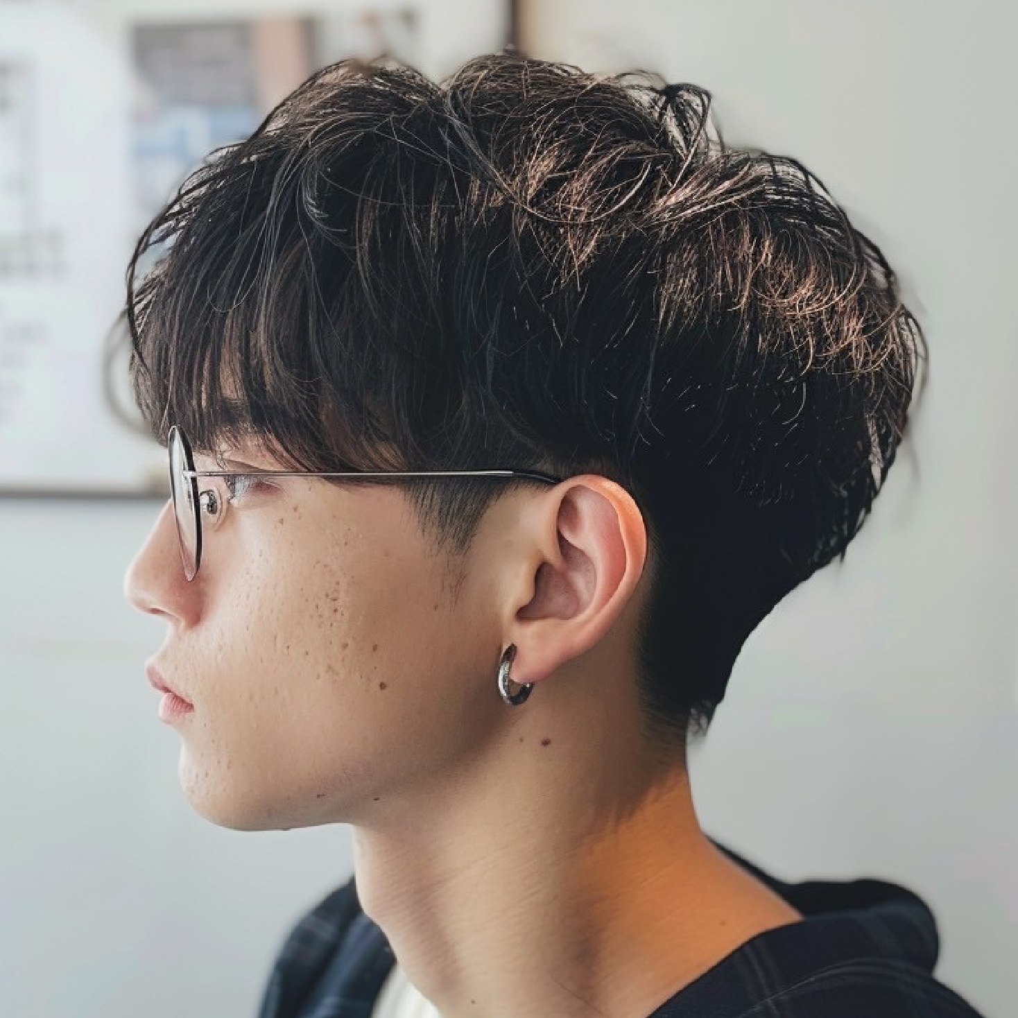【再来】　デザインカット+パーマ