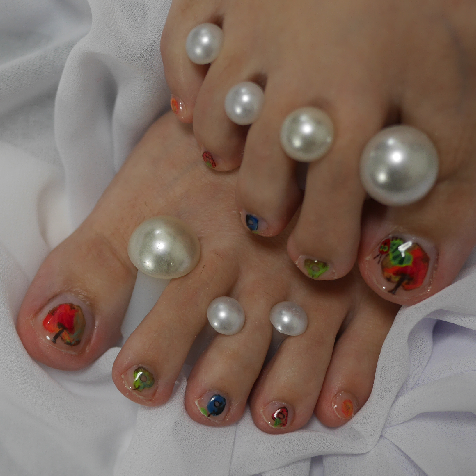 60分フットアートし放題