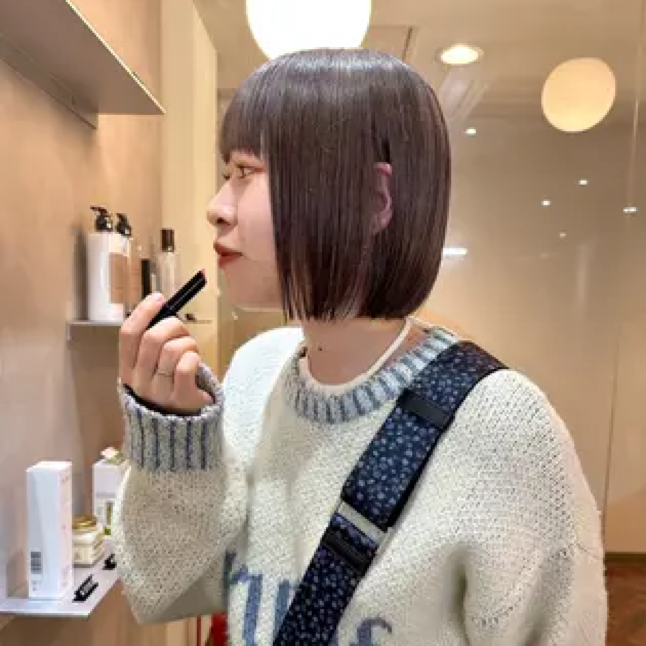 似合わせ ボブカット＋髪質改善ケアカラー＋超音波クイックtr