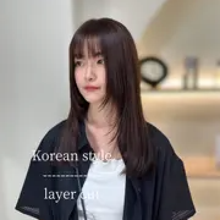 【韓国ヘア🎀】レイヤーカット＋ケアカラー＋超音波3step TR🦋💫