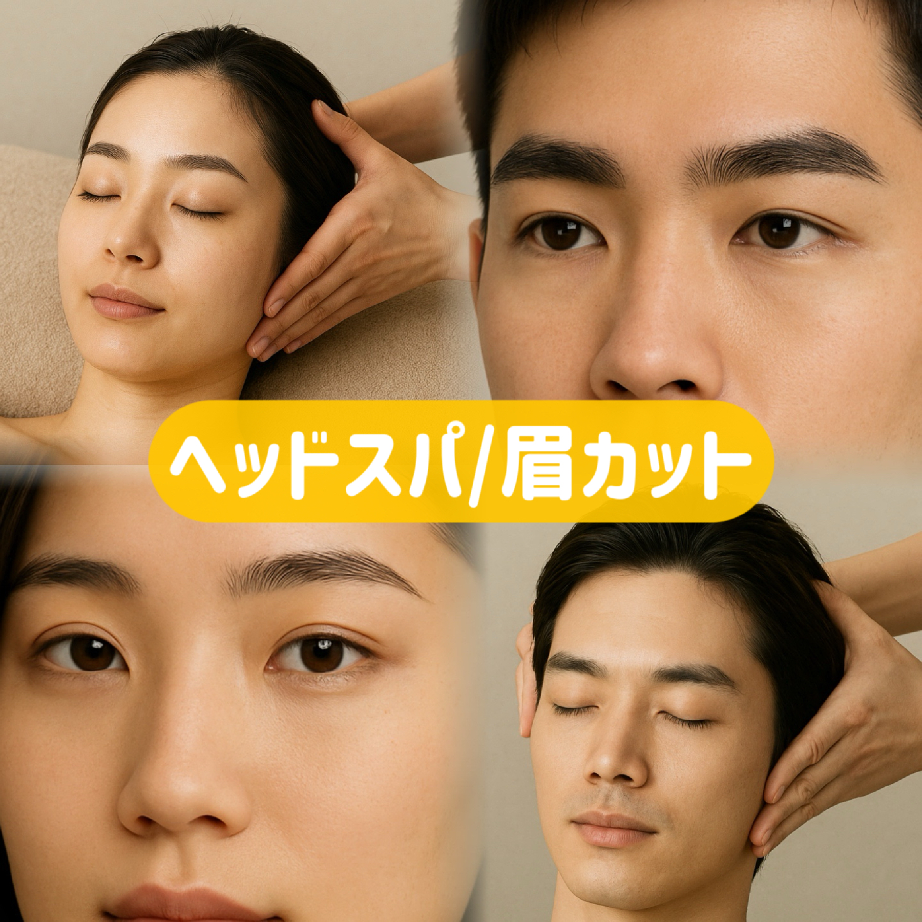 【癒しのクリームスパ】カット+オーガニック ヘッドスパ