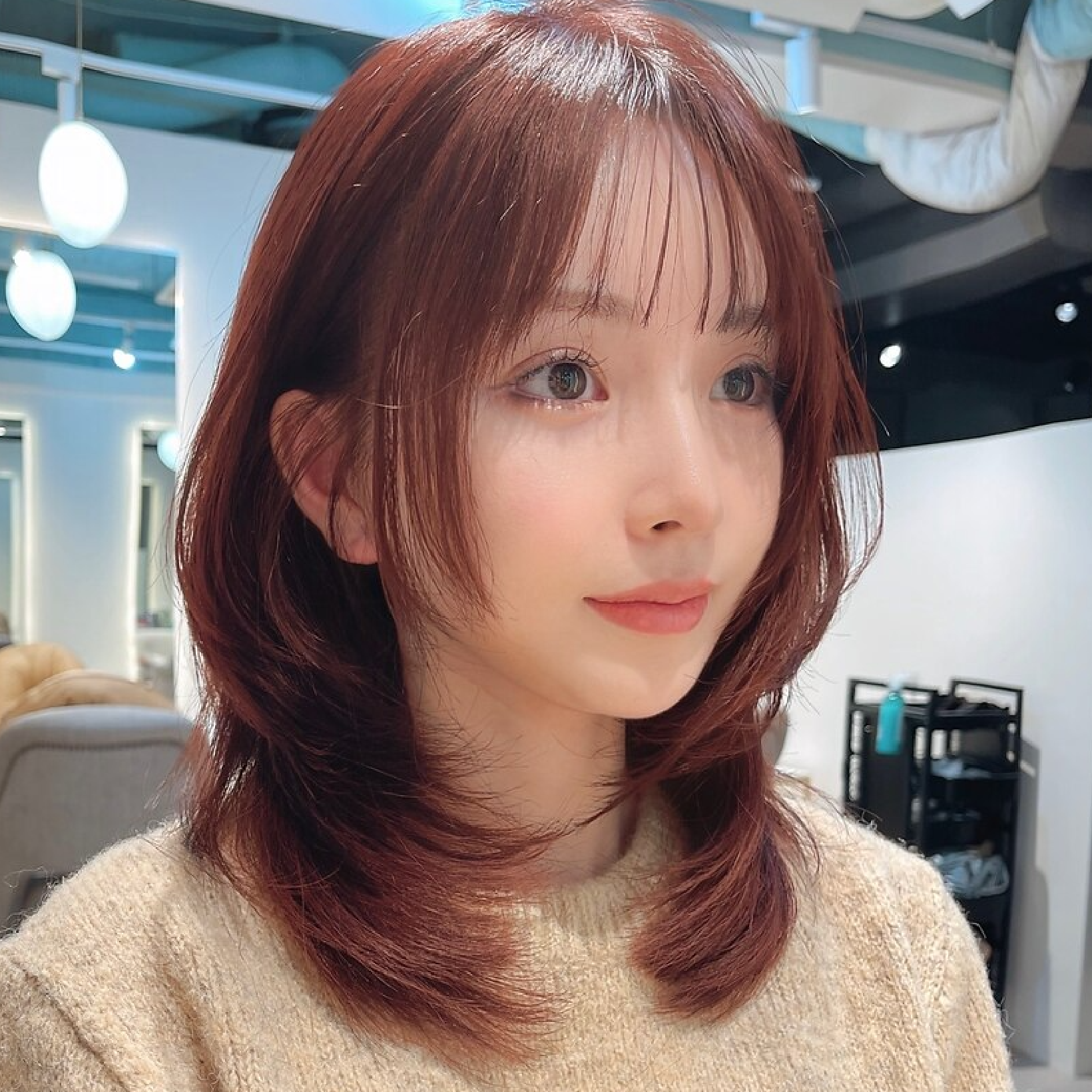 カット+透明感カラー＋水分補給Tr ￥14900