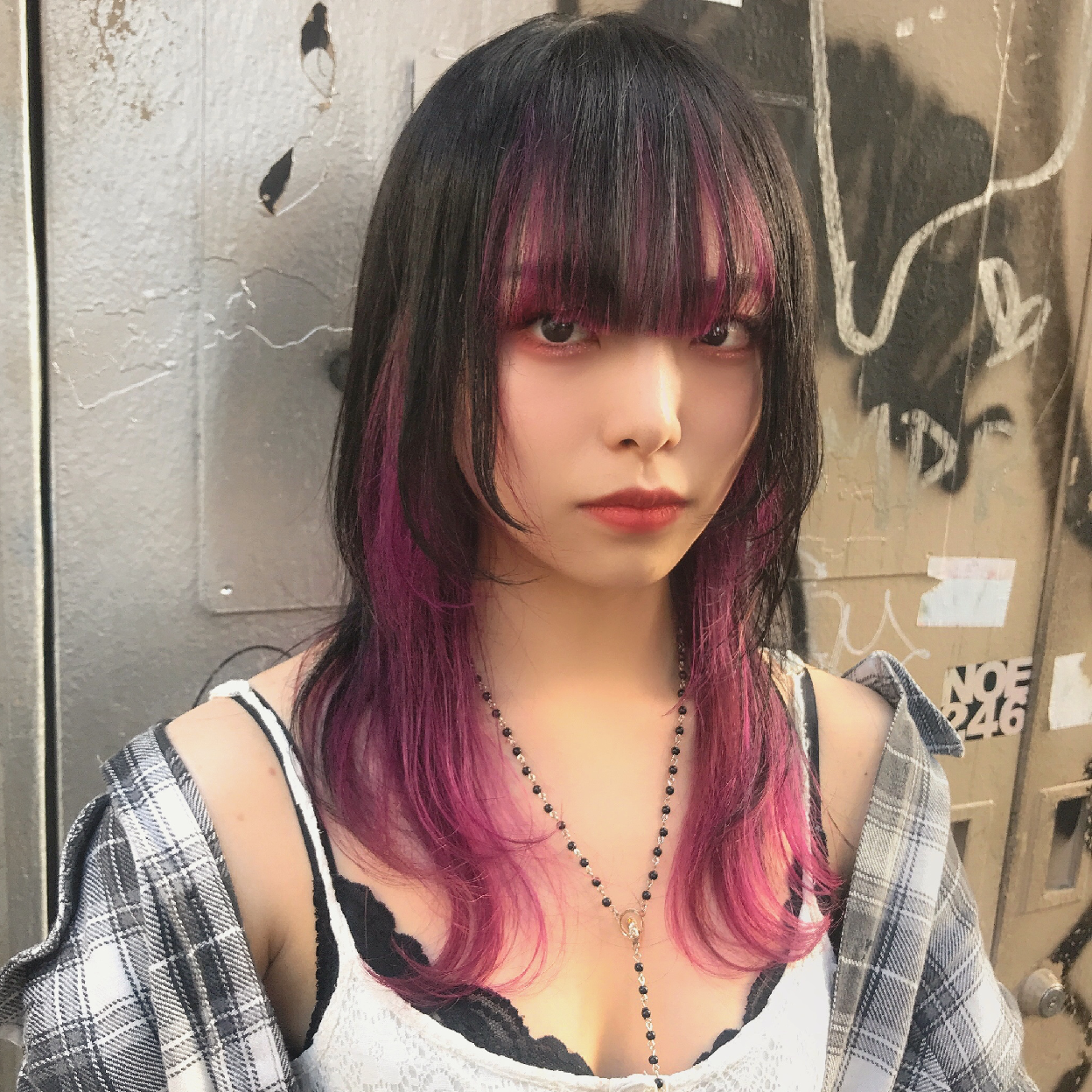 インナー（フェイスフレーミング）カラーorグラデーションカラー+2stepTr