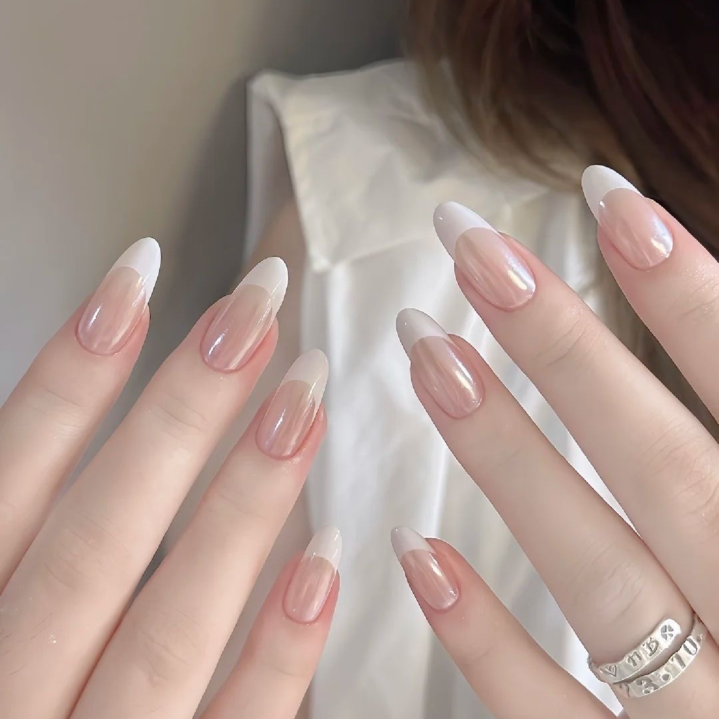 フレンチネイル🌷✨