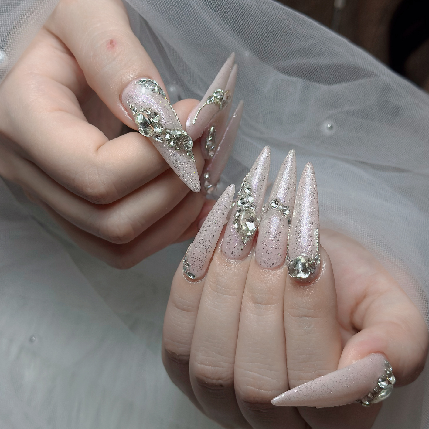 ⭐︎ クリスマ🎄限定⭐︎長さ出し＋デザインやり放題＆つけ放題コース