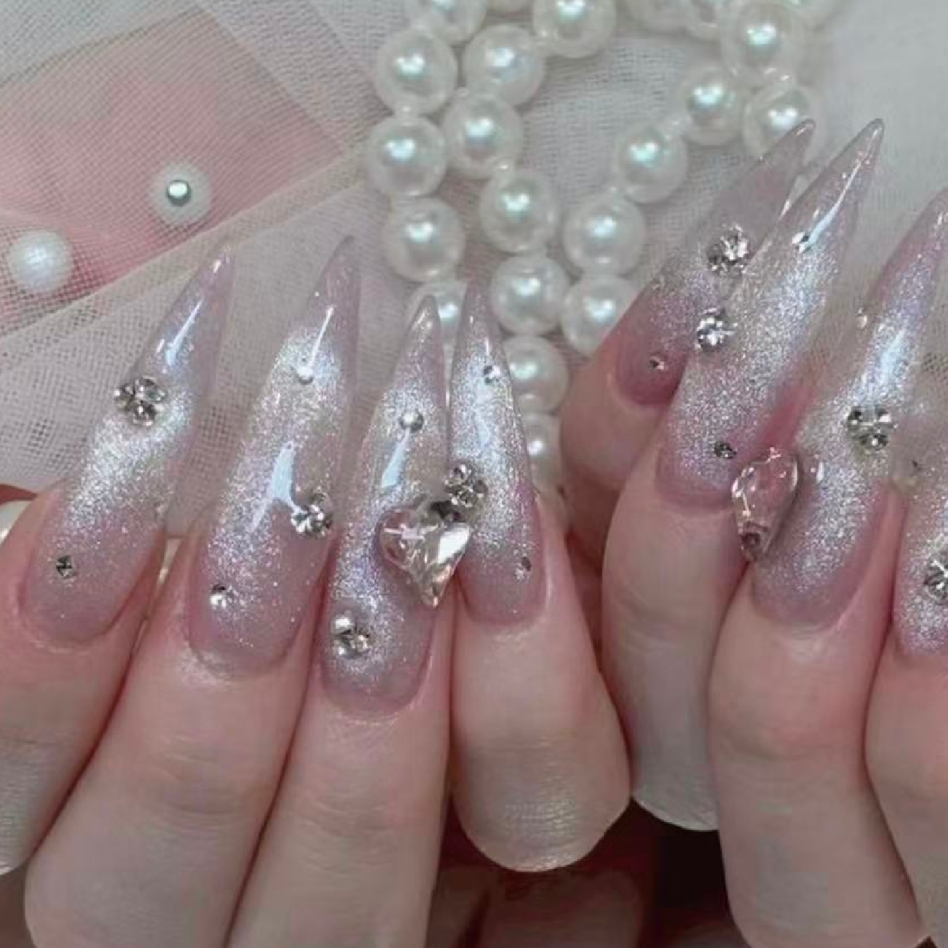 【HAND】キラキラビューネイル