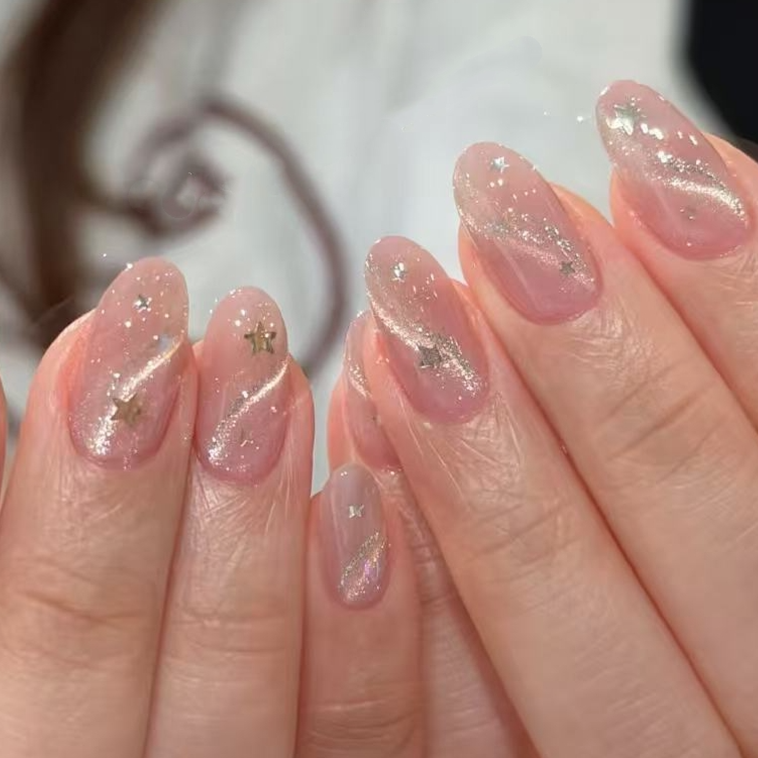【HAND】☆リボンキャッツアイネイル☆