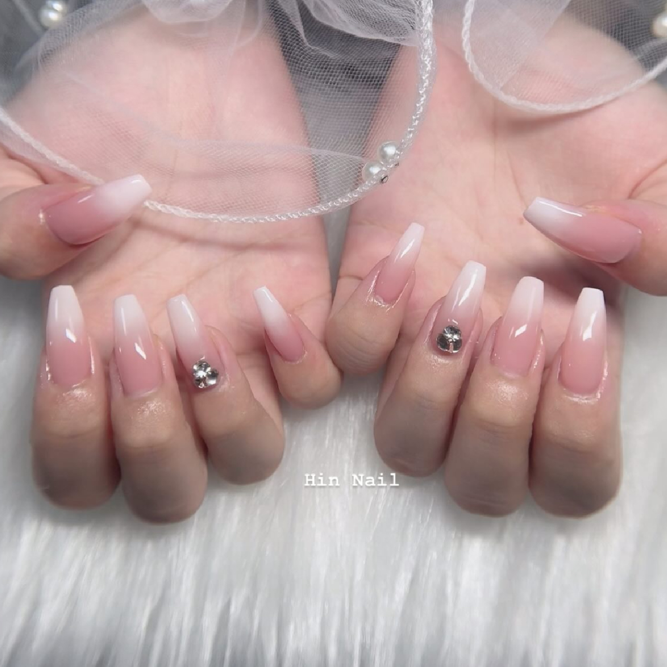 【10本チップ長さ出し】✨ベビーブーマーネイル✨ 施術100分〜