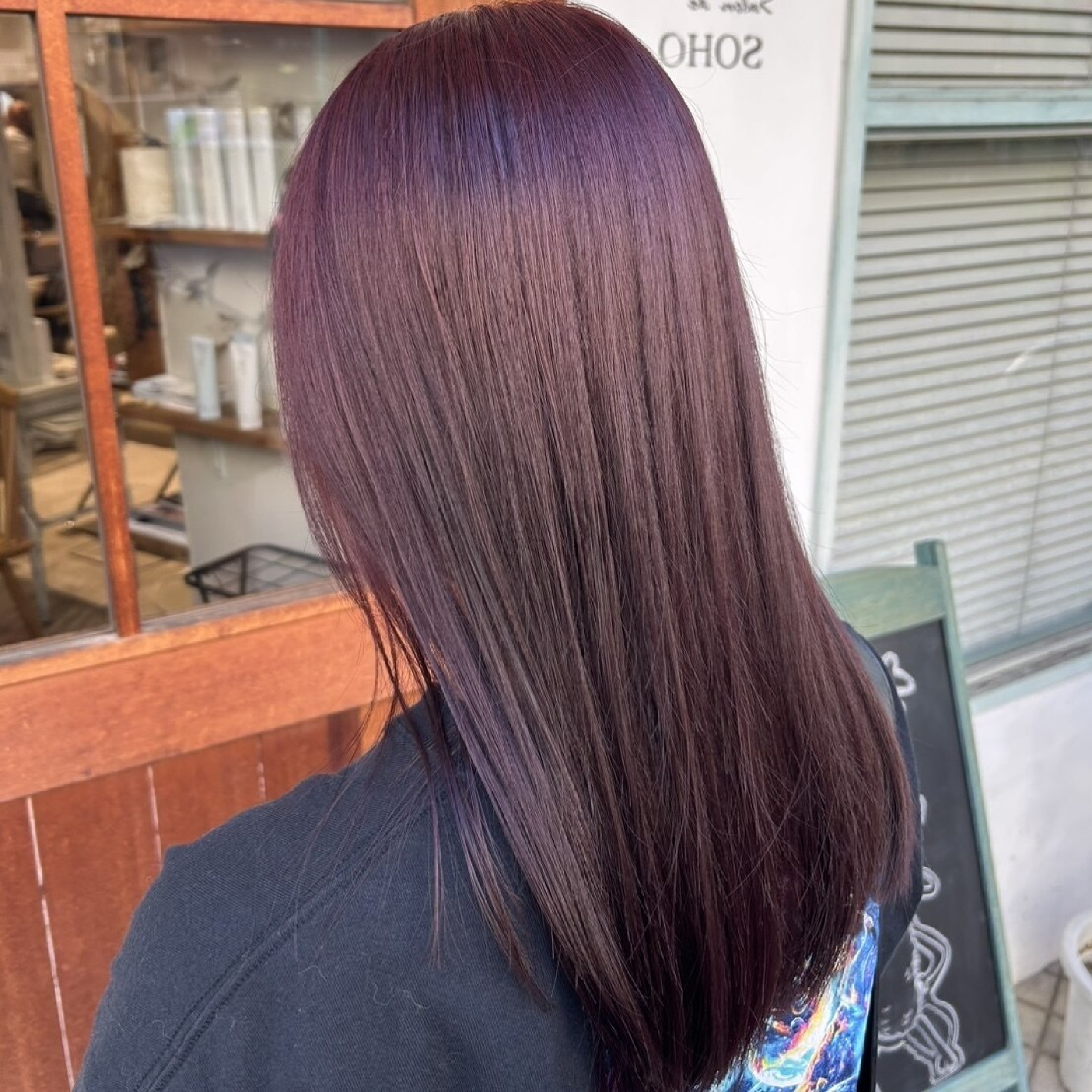 カット＋ブリーチなしダブルカラー＋質感再生システムトリートメント