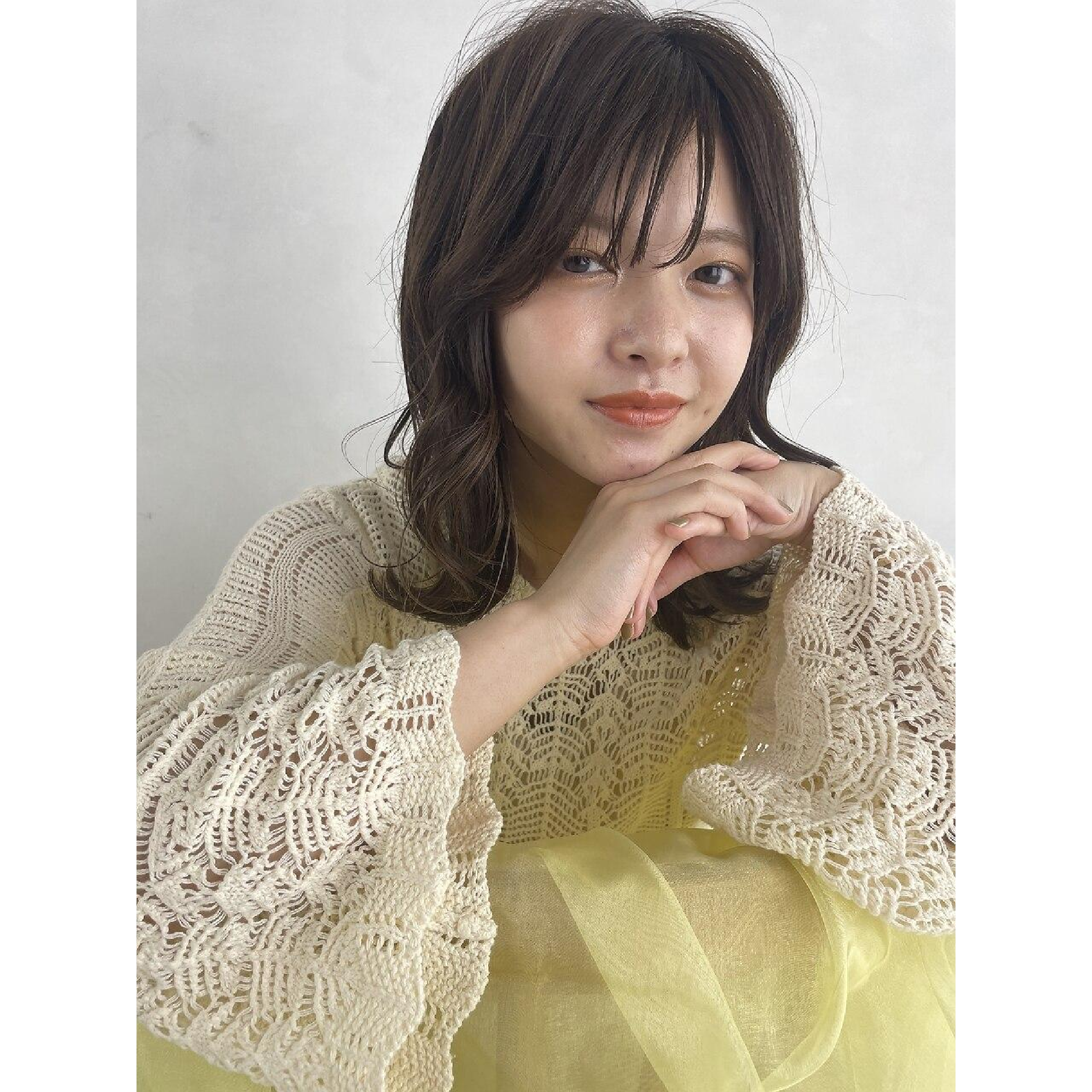 【ご新規様限定】前髪カット+艶カラー ￥7700【EMMA】