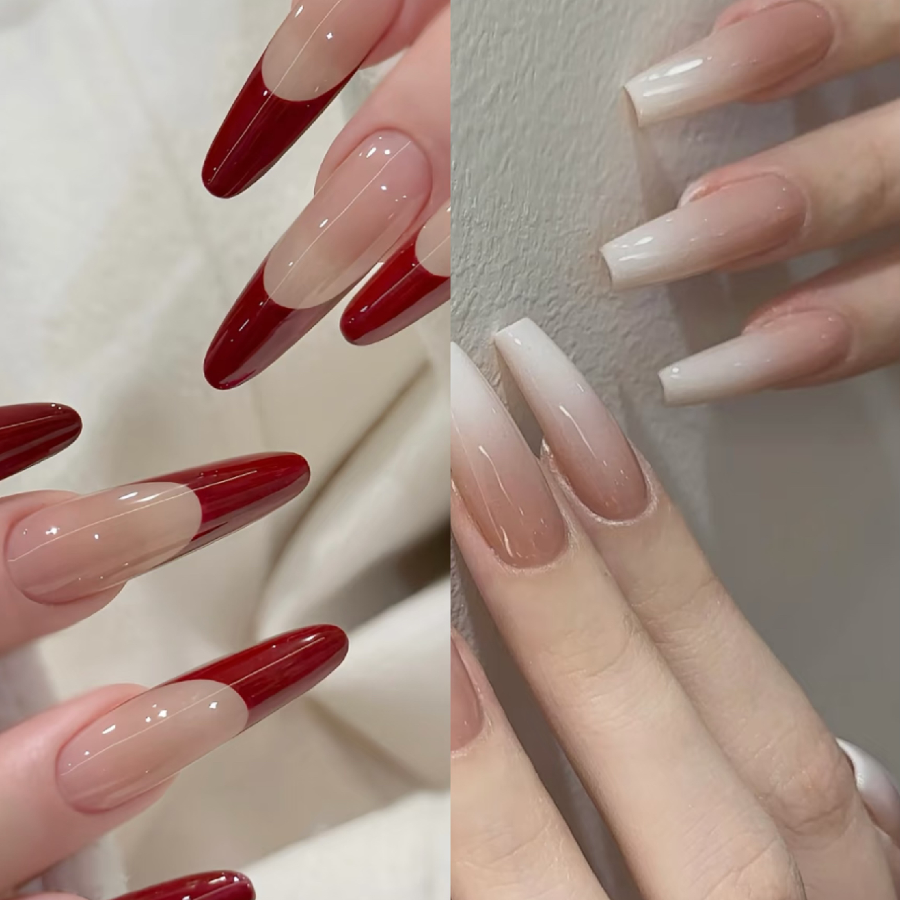 【チップ長さだし】フレンチ/カラーグラデーション¥12800