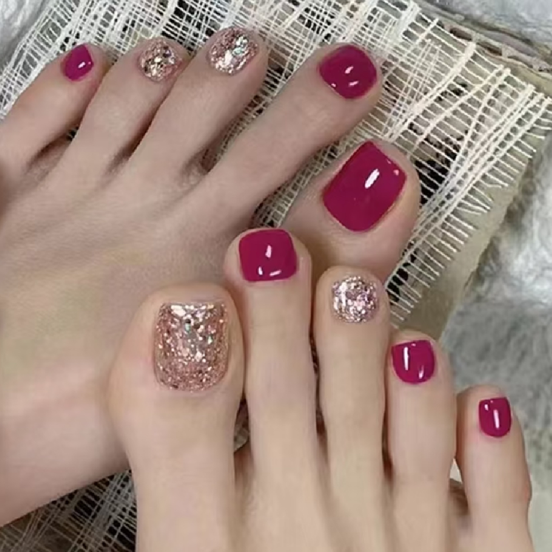 『フット』ワンカラー＆ラメグラデーション２色まで　¥5980