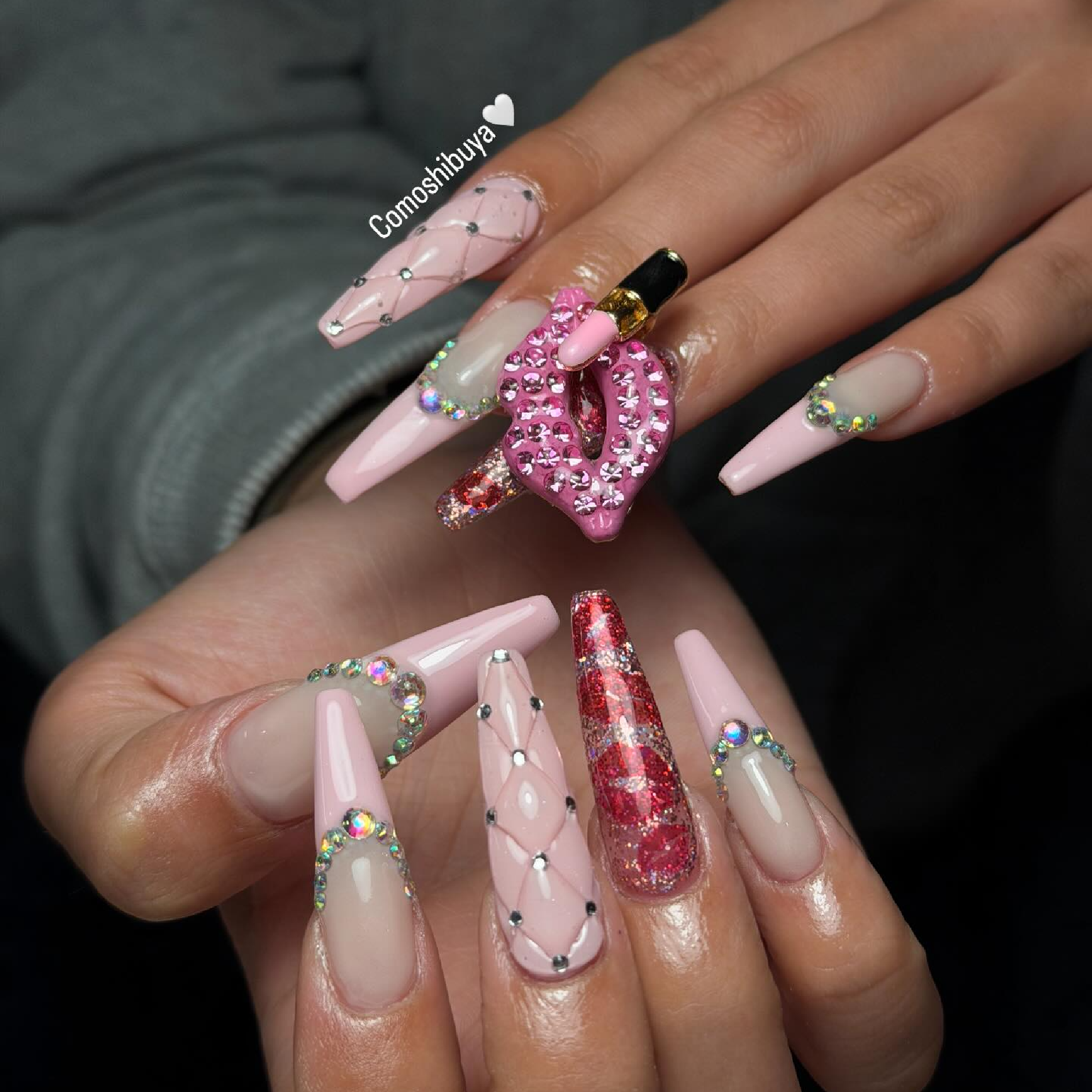 チップ長さだし(XLサイズ) ＋持ち込みデザイン＋アートやり放題＋パーツやり放題