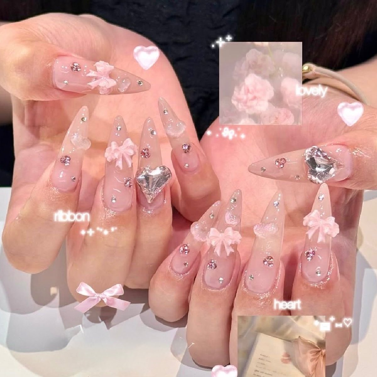 ケア込み・チップ長さ出し10本＋ア ートやり放題＋パーツつけ放題❣️